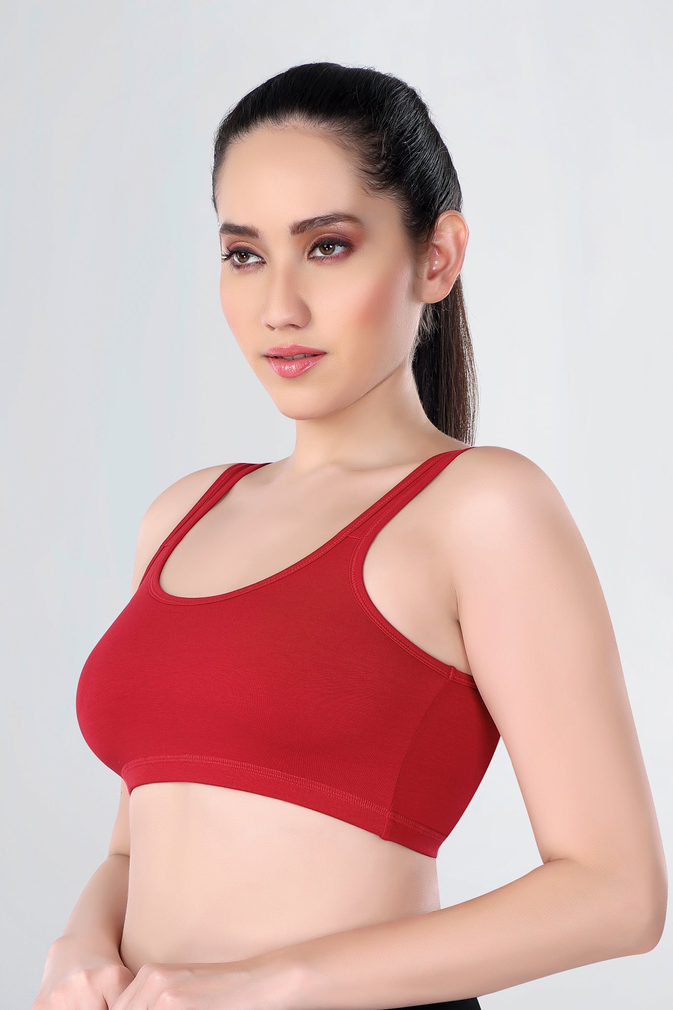 Sports Bra | Wide straps | Non-Padded | Beginner Friendly | Active