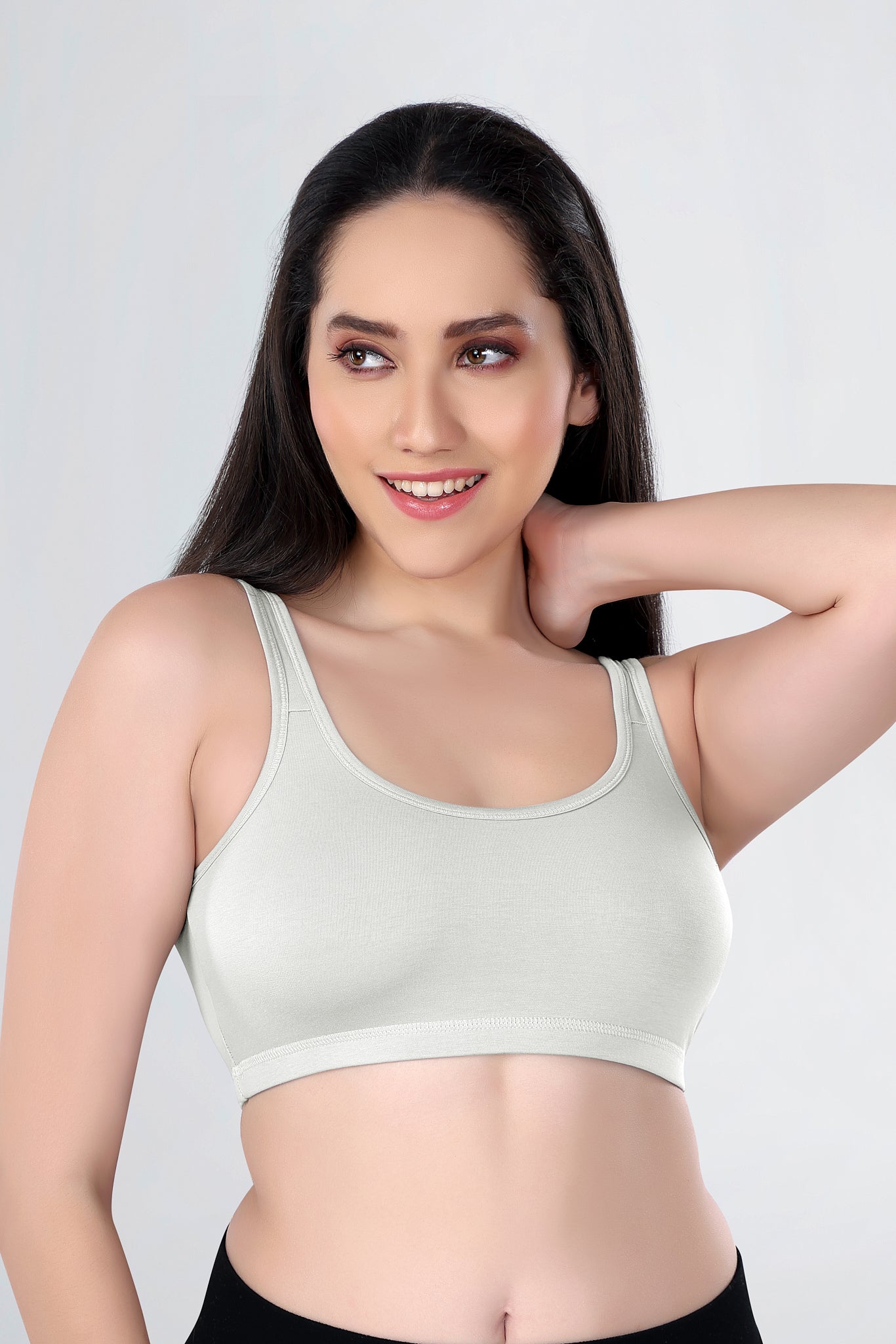 Sports Bra | Wide straps | Non-Padded | Beginner Friendly | Active