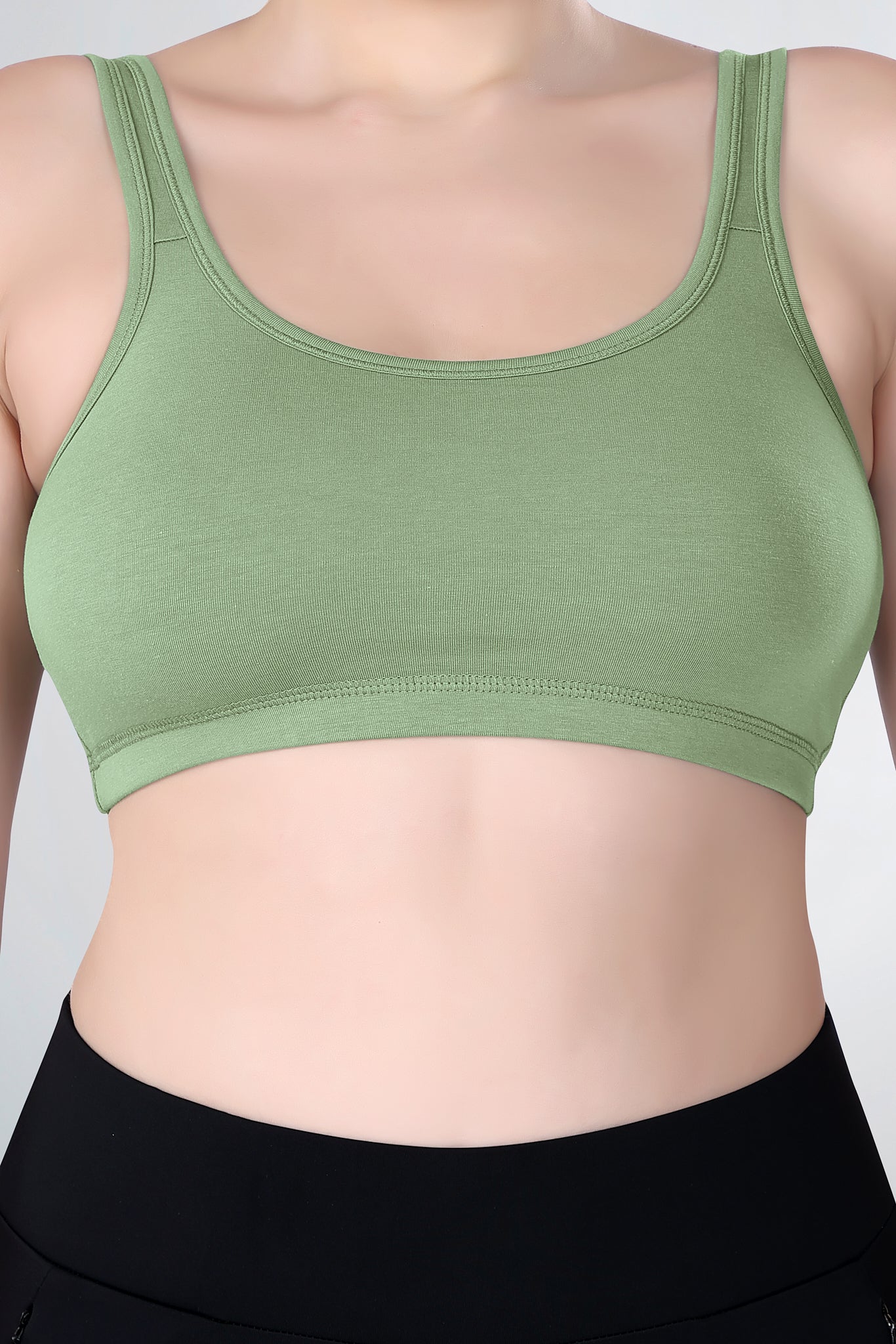 Sports Bra | Wide straps | Non-Padded | Beginner Friendly | Active
