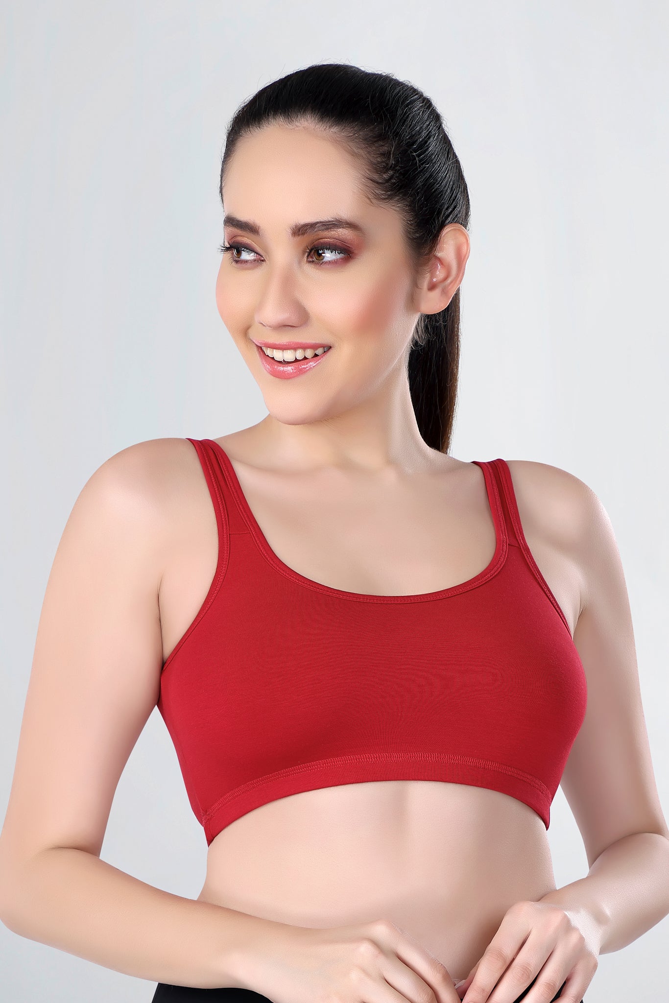 Sports Bra | Wide straps | Non-Padded | Beginner Friendly | Active