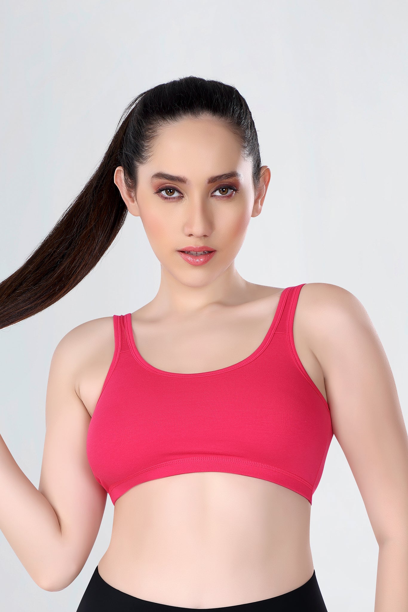 Sports Bra | Wide straps | Non-Padded | Beginner Friendly | Active
