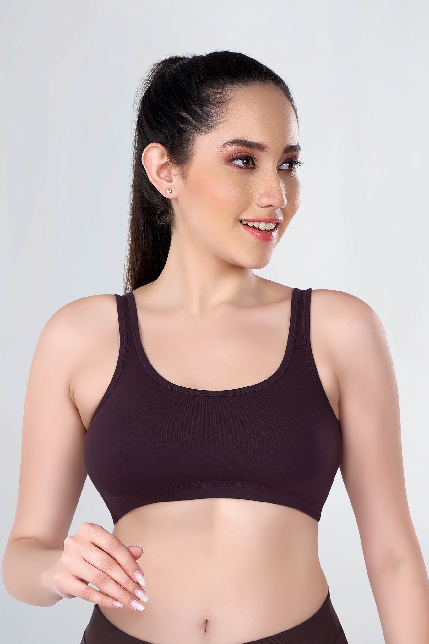 Sports Bra | Wide straps | Non-Padded | Beginner Friendly | Active
