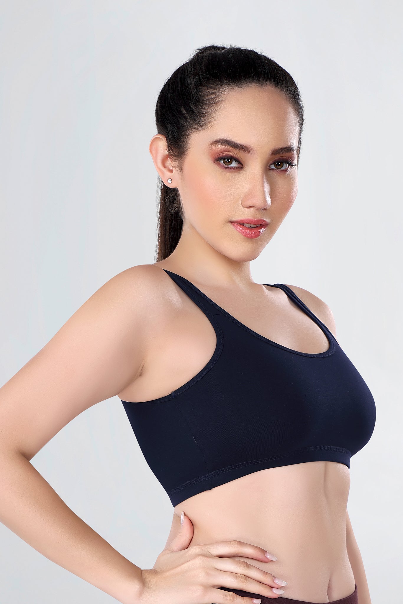 Sports Bra | Wide straps | Non-Padded | Beginner Friendly | Active