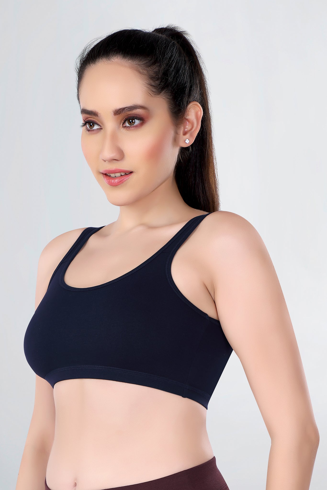 Sports Bra | Wide straps | Non-Padded | Beginner Friendly | Active