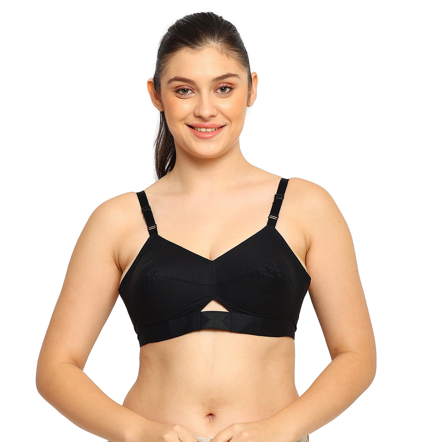 Dutchess | Cotton Bra | Triangular Vent Design | Non-Padded