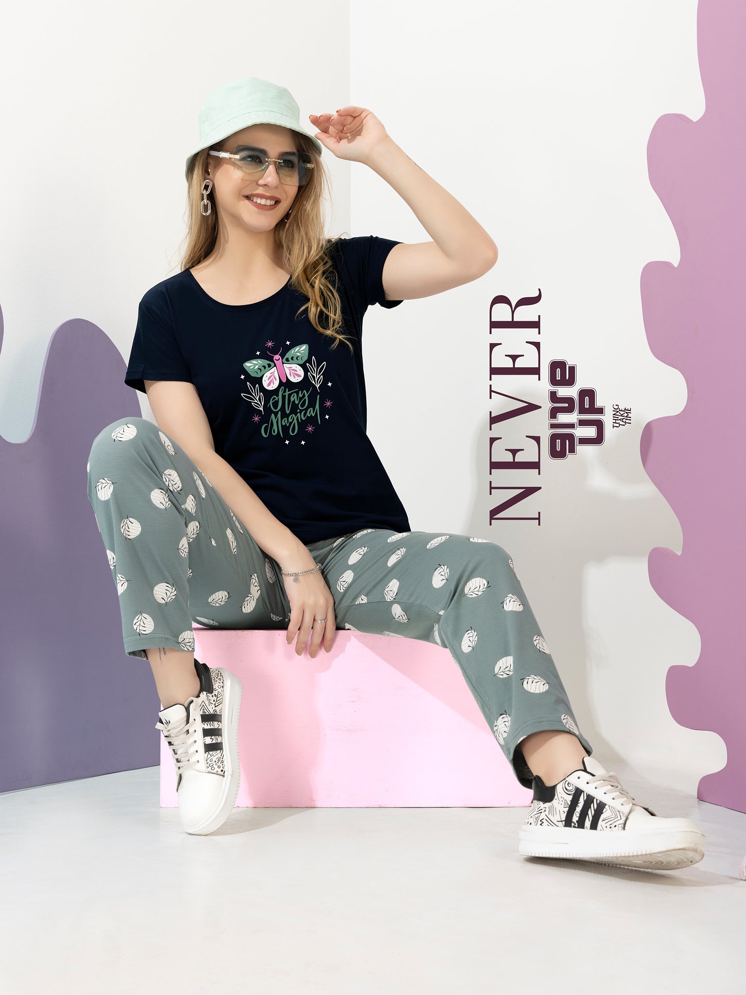 Everyday Night Suits | Super Comfortable |Stylish | Lounge Wear | Round Neck