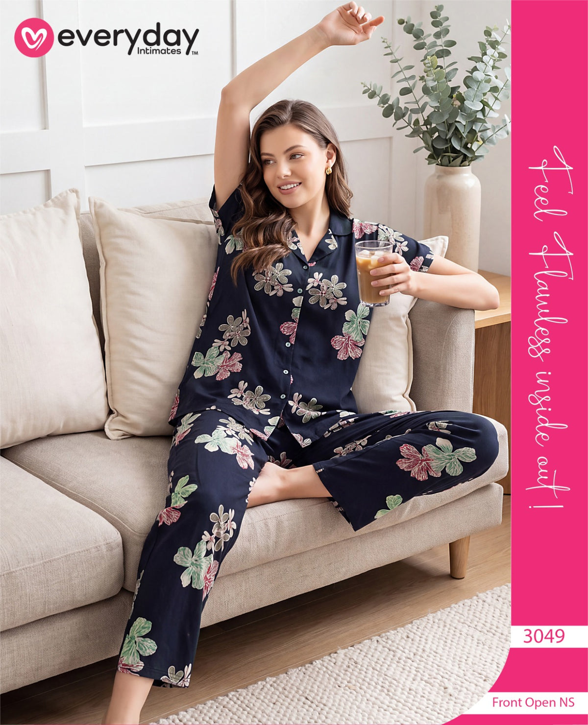 Everyday Night Suits | Super Comfy & Stylish | Lounge Wear | Collar Neck