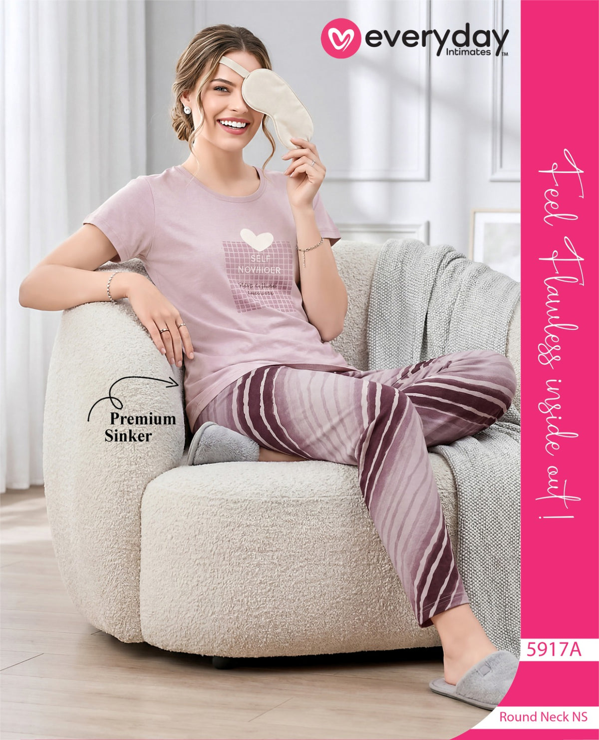 Everyday Night Suits | Super Comfy & Stylish | Lounge Wear | Round Neck Style
