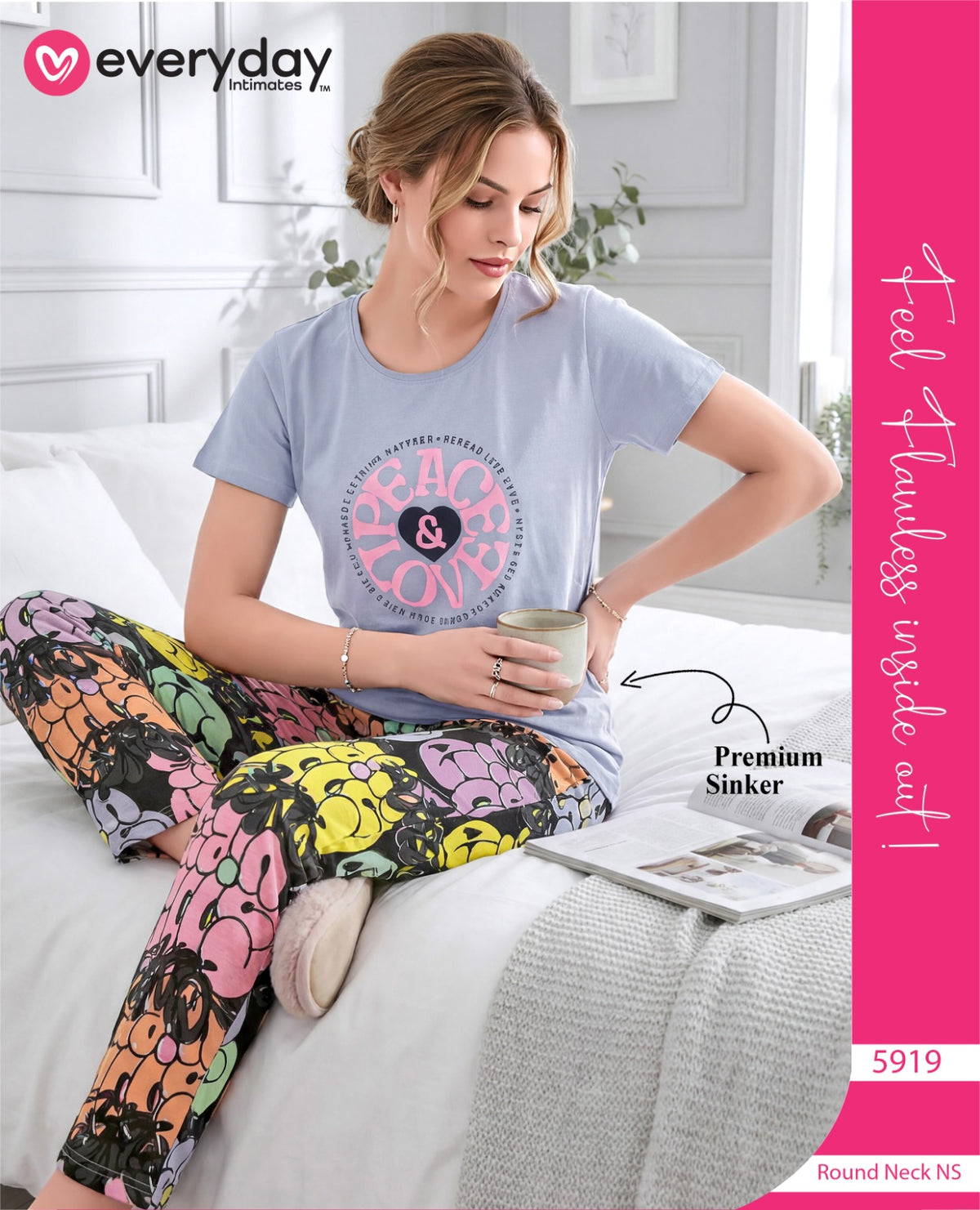 Everyday Night Suits | Super Comfy & Stylish | Lounge Wear | Round Neck Style