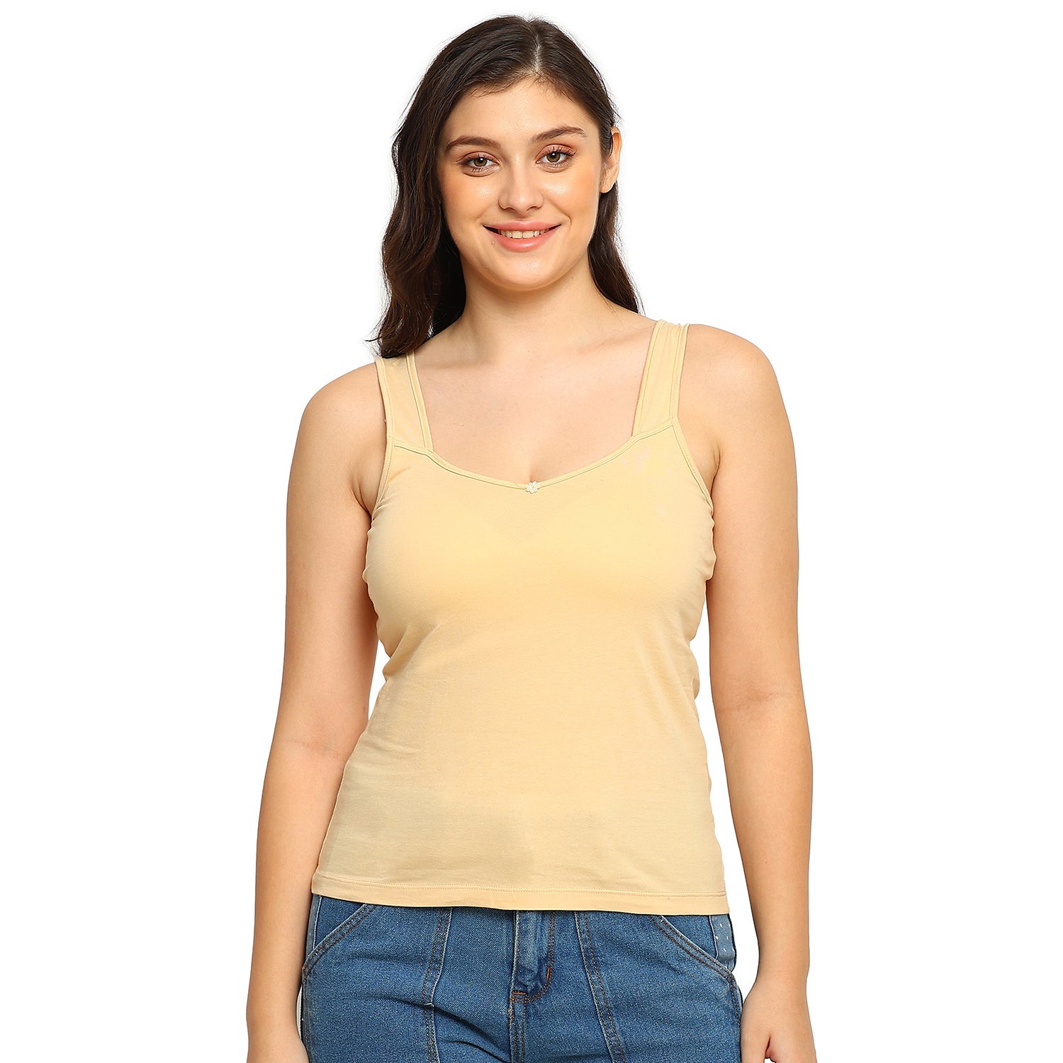 Radha Camisole | Inner Slip | Broad Strap Inner