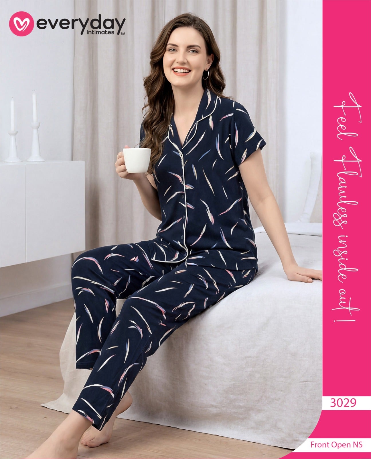 Everyday Night Suits | Super Comfy & Stylish | Lounge Wear | Collar Neck