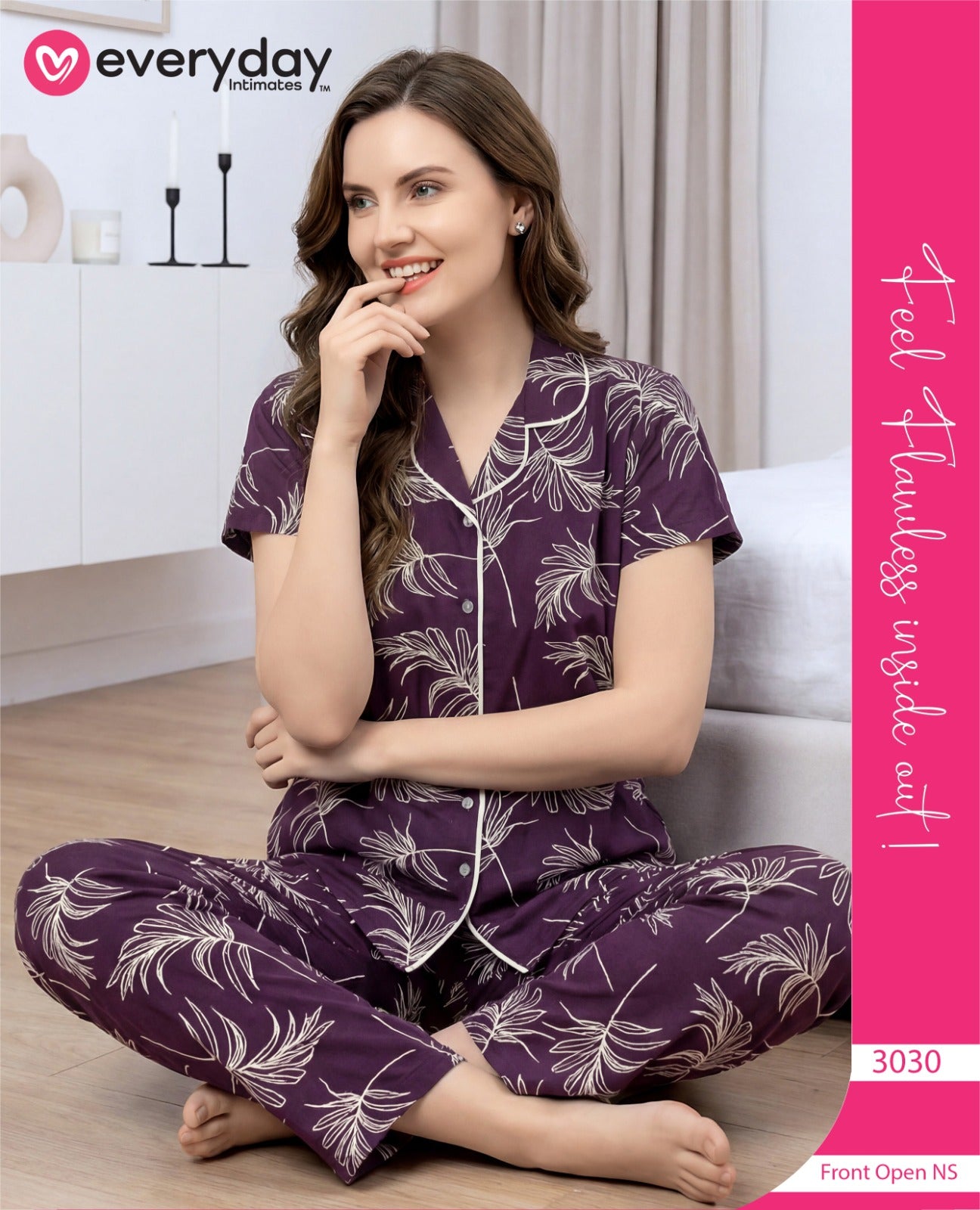 Everyday Night Suits | Super Comfy & Stylish | Lounge Wear | Collar Neck