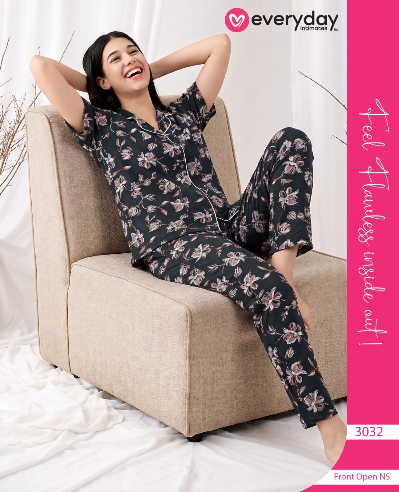 Everyday Night Suits | Super Comfy & Stylish | Lounge Wear | Collar Neck