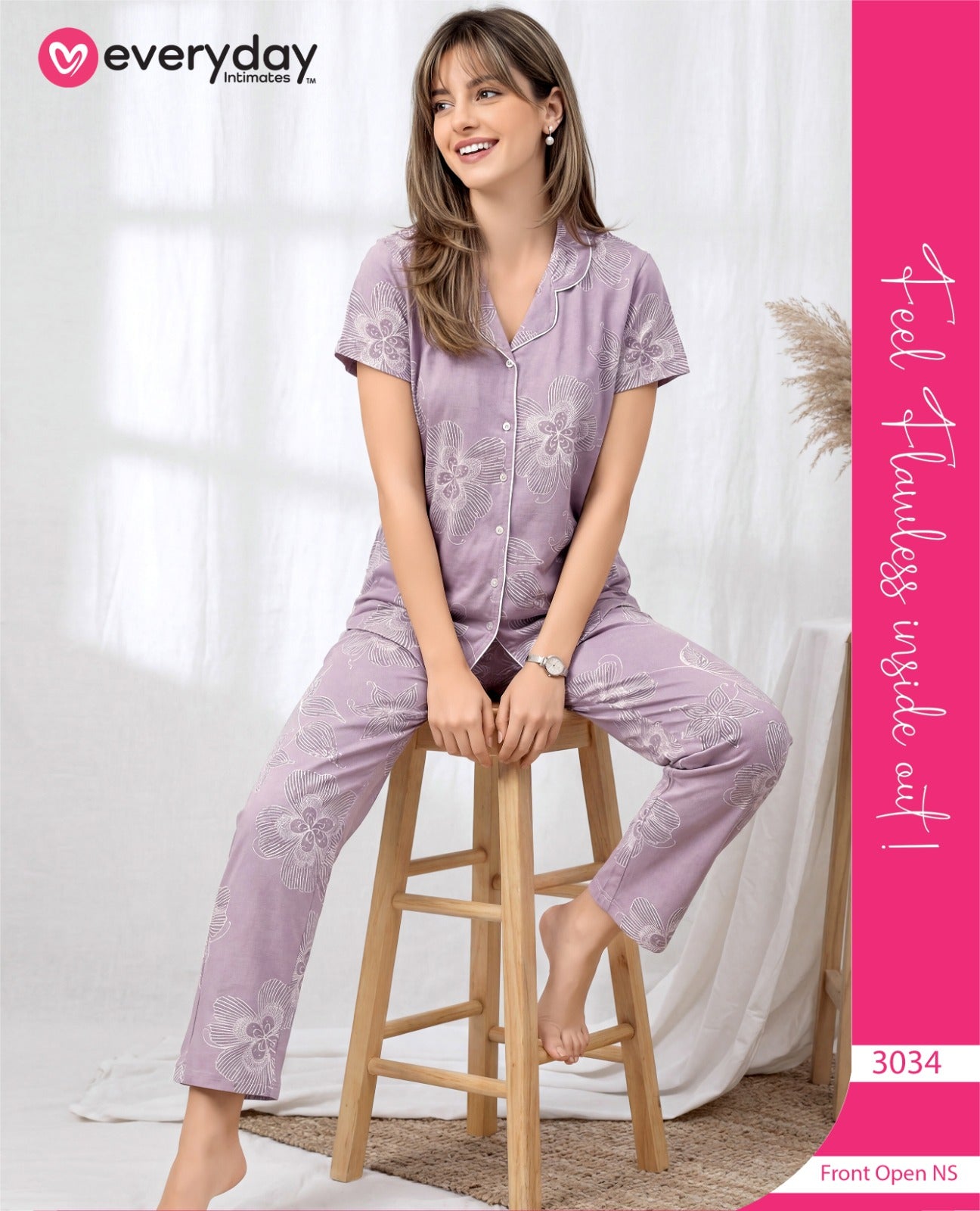 Everyday Night Suits | Super Comfy & Stylish | Lounge Wear | Collar Neck