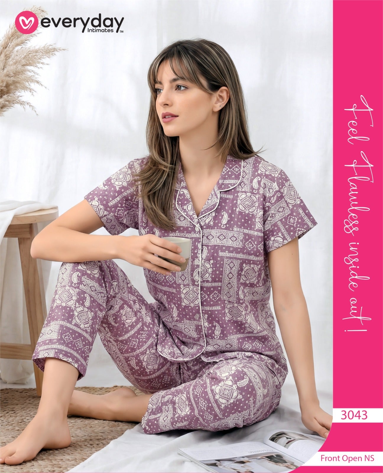 Everyday Night Suits | Super Comfy & Stylish | Lounge Wear | Collar Neck