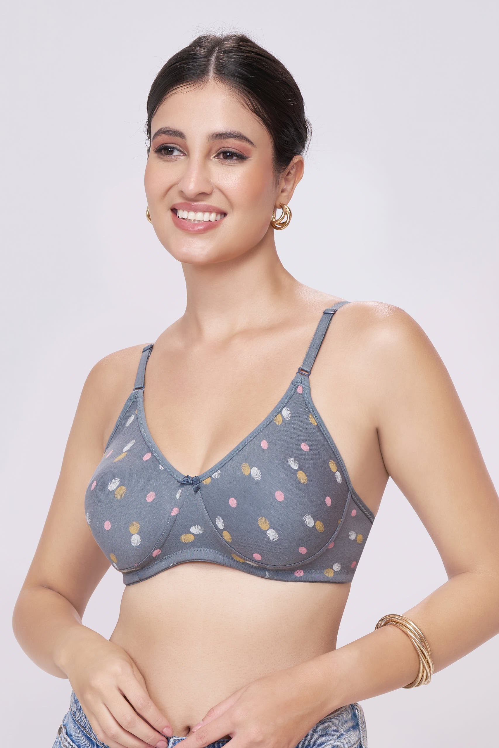 Everyday Luxurious Printed Bras | Non-Padded | Non-Wired | Stylish Prints