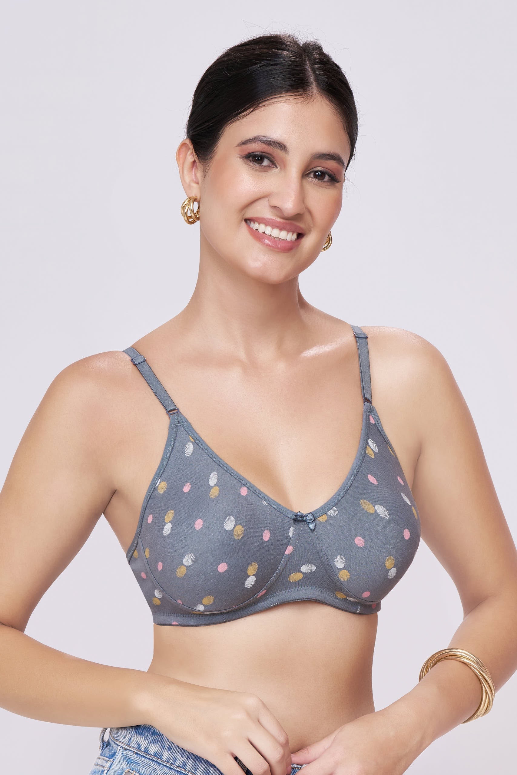 Everyday Luxurious Printed Bras | Non-Padded | Non-Wired | Stylish Prints
