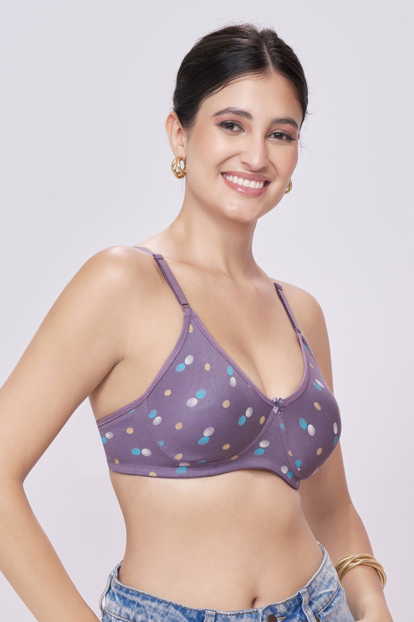Everyday Luxurious Printed Bras | Non-Padded | Non-Wired | Stylish Prints