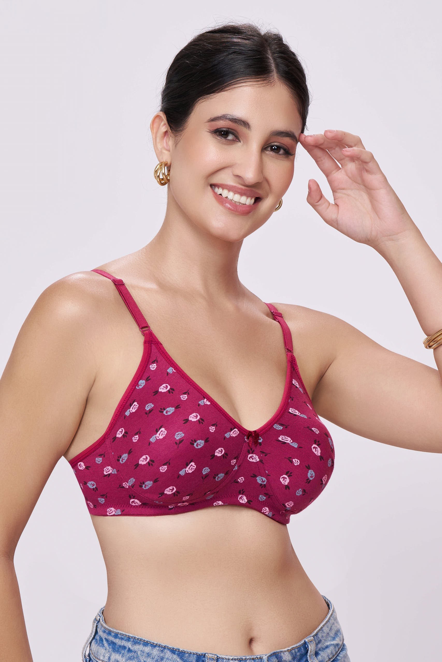 Everyday Luxurious Printed Bras | Non-Padded | Non-Wired | Stylish Prints