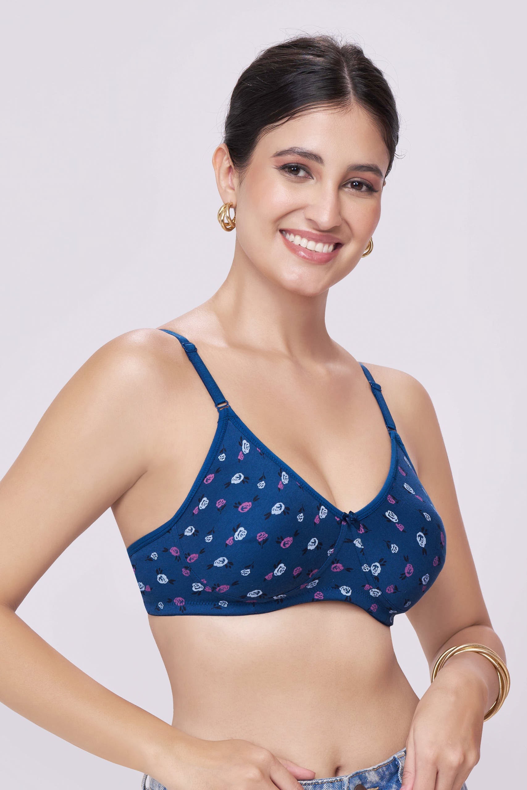 Everyday Luxurious Printed Bras | Non-Padded | Non-Wired | Stylish Prints