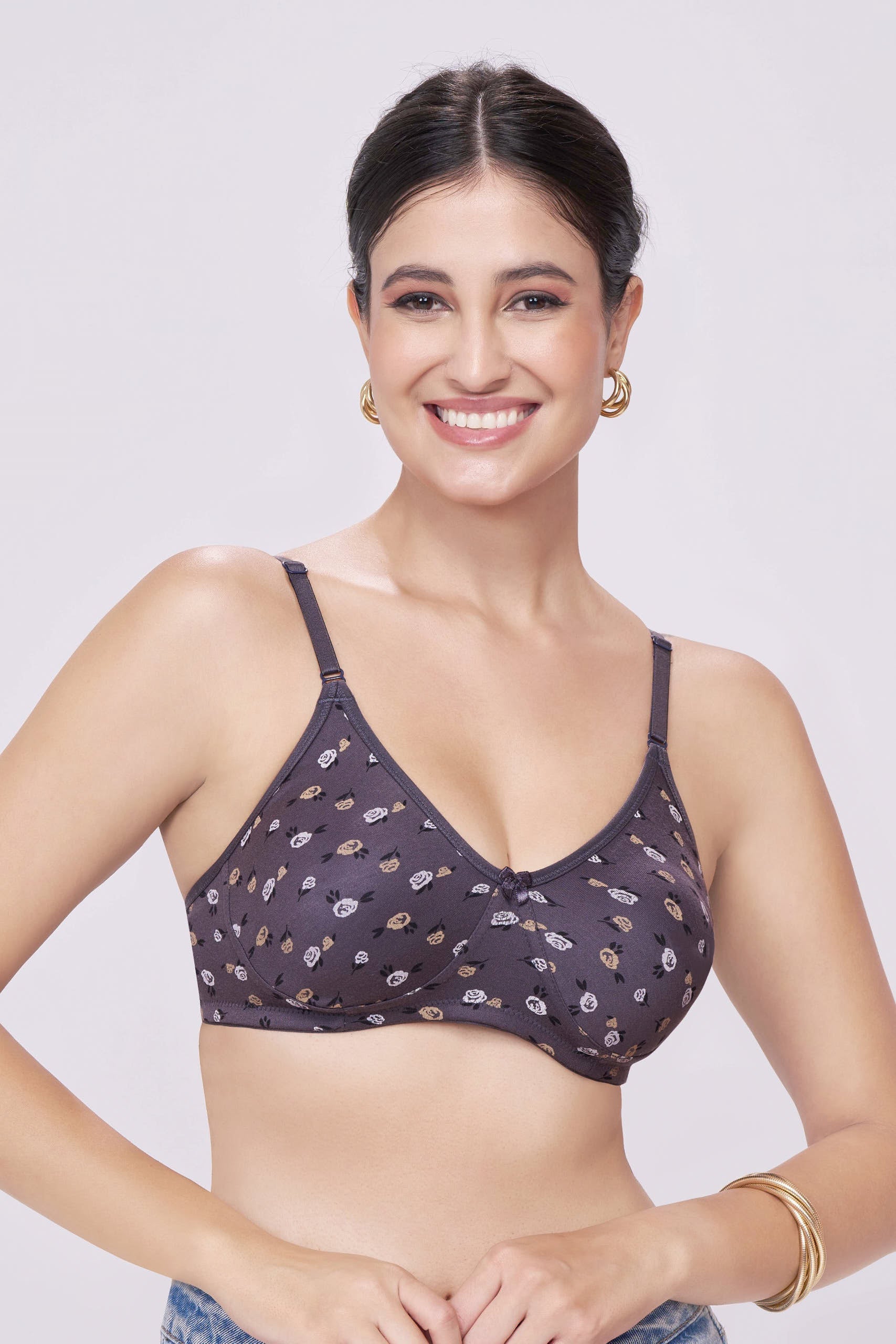 Everyday Luxurious Printed Bras | Non-Padded | Non-Wired | Stylish Prints