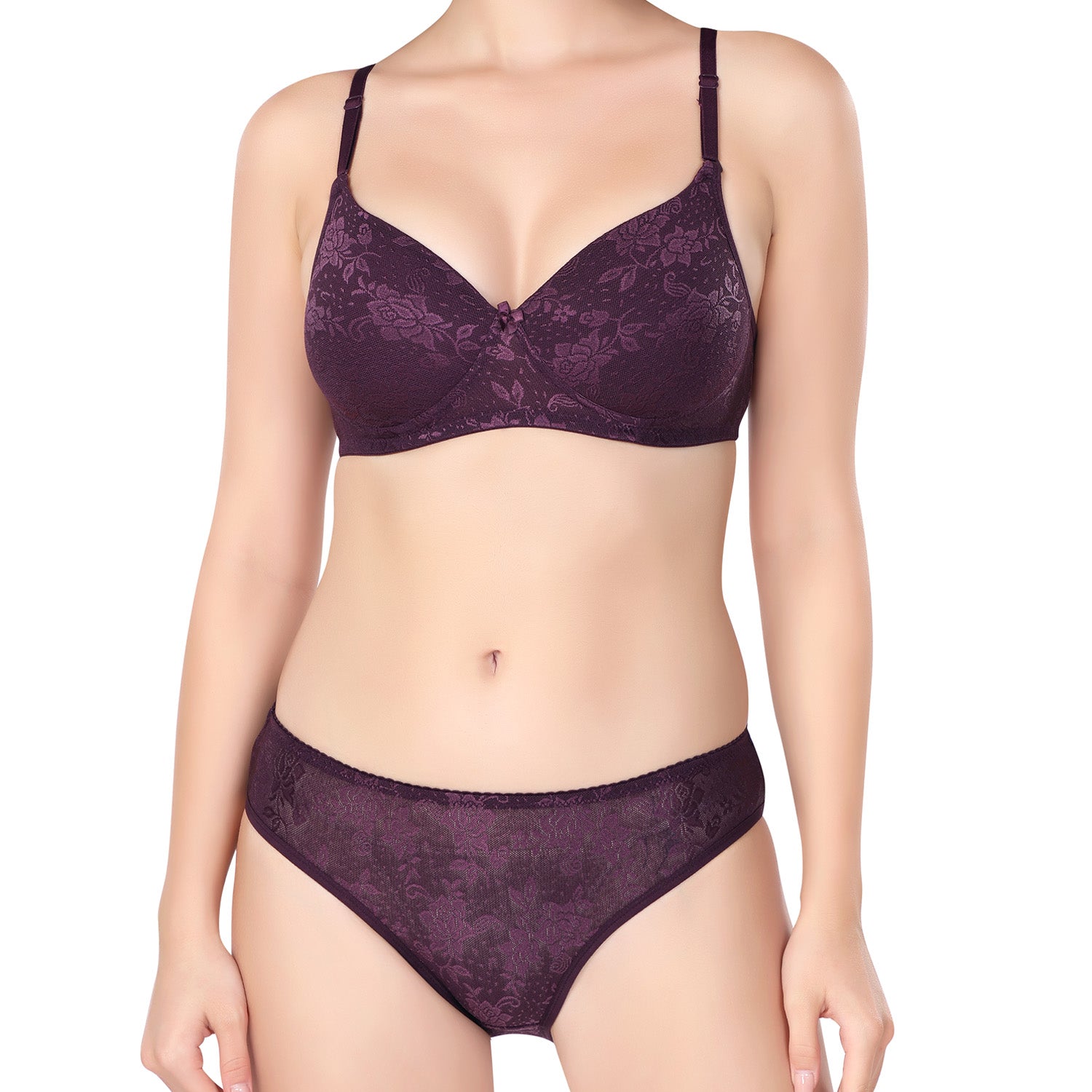 Luxurious Lace Sets | Lightly Padded | #ED-2028 Sets