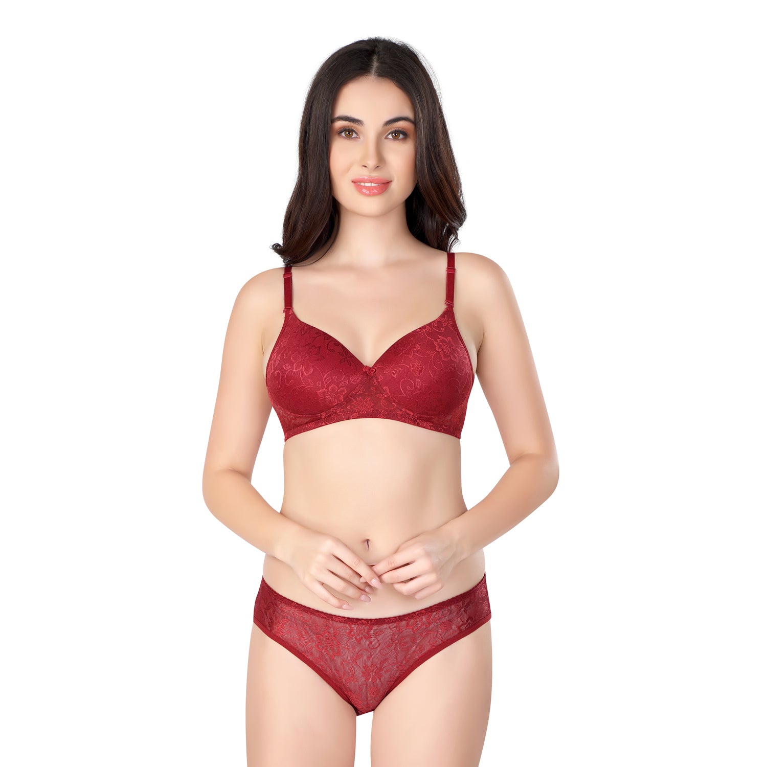 Luxurious Lace Sets | Lightly Padded | #ED-2028 Sets