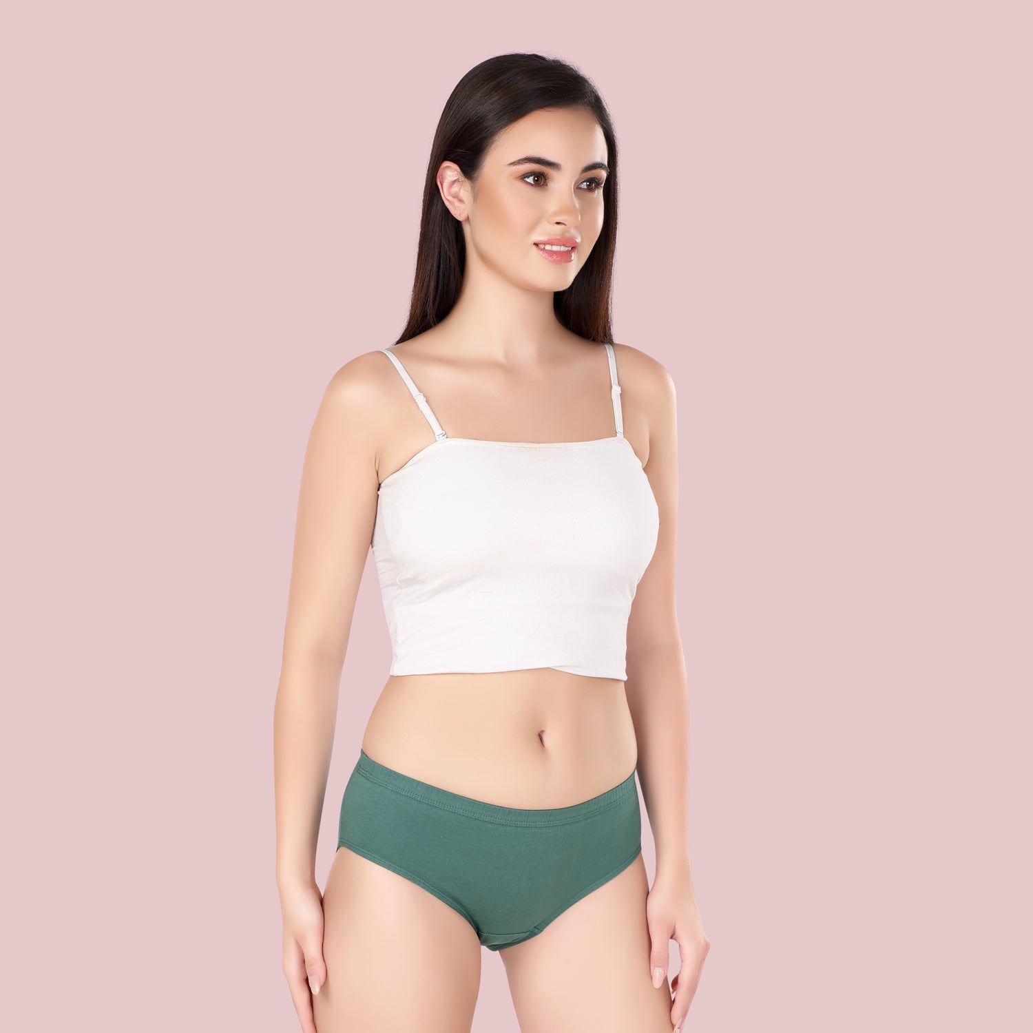 Hipster Panties | Consealed | Folder Elastic | Selena | Pack of 3 - MIX COLOURS