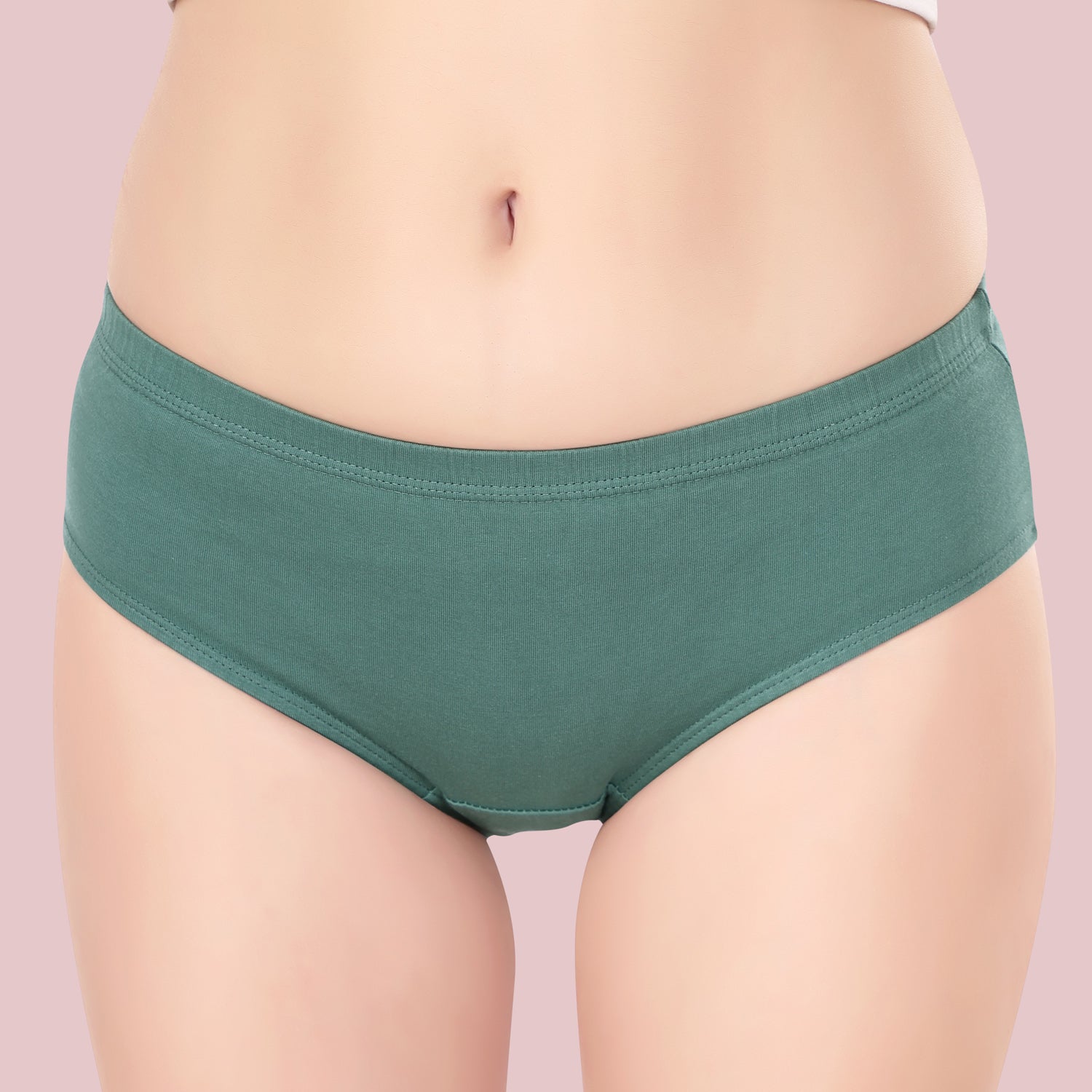 Hipster Panties | Consealed | Folder Elastic | Selena | Pack of 3 - MIX COLOURS