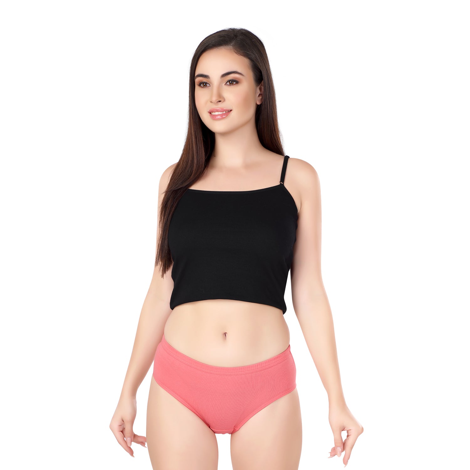 Hipster Panties | Consealed | Folder Elastic | Selena | Pack of 3 - MIX COLOURS
