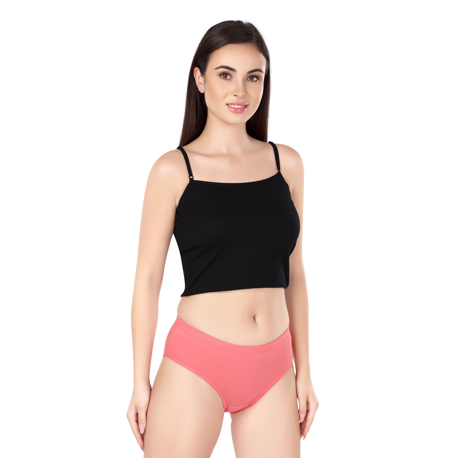 Hipster Panties | Consealed | Folder Elastic | Selena | Pack of 3 - MIX COLOURS