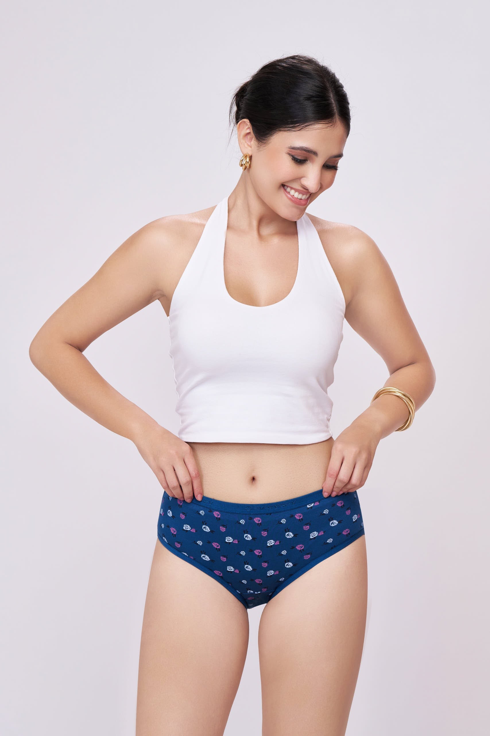 Printed Hipster Panties | Poly Cotton | #F-70 | Pack of 3
