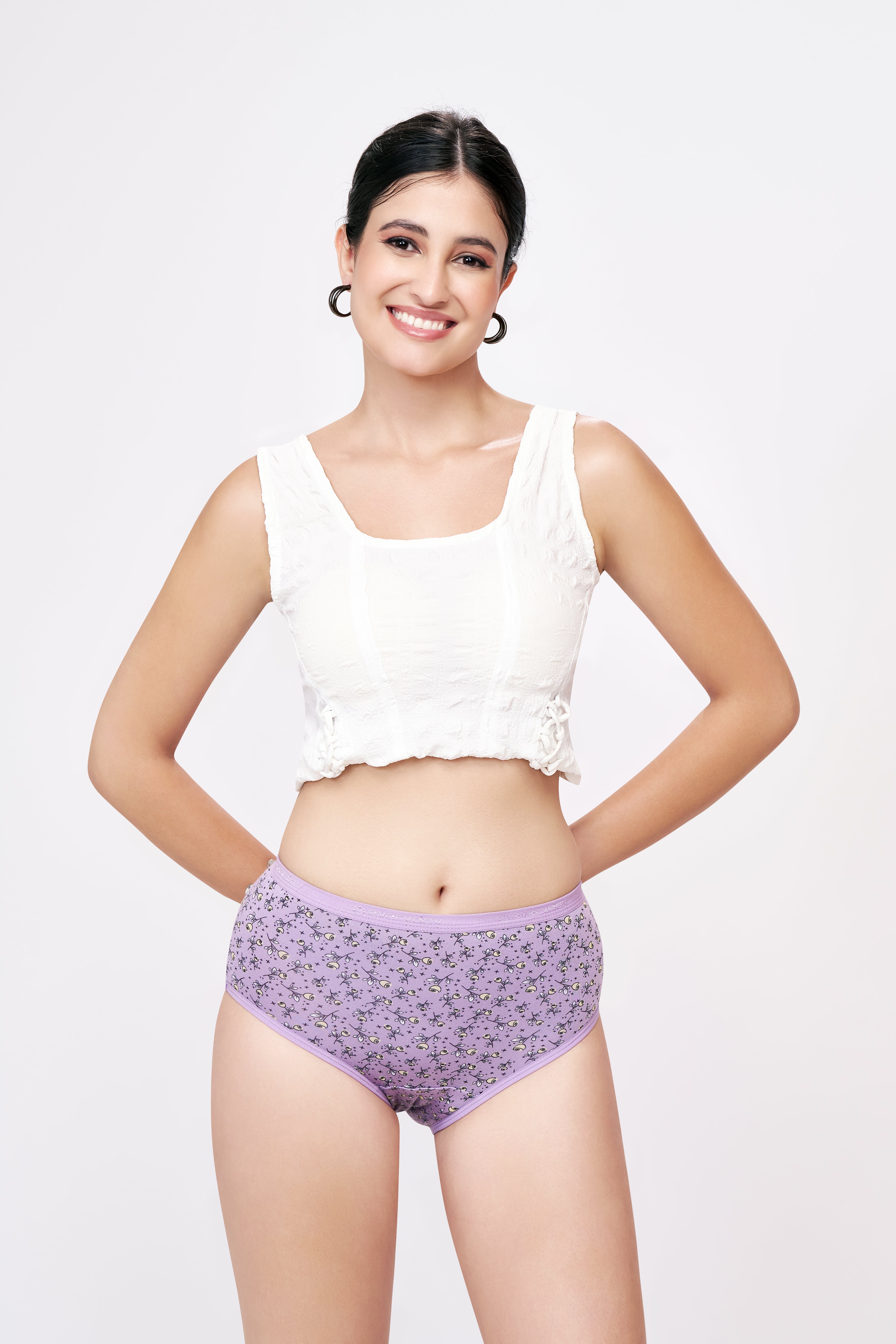 Printed Hipster Panties | Super Soft Fabric | #F-90 | Pack of 3