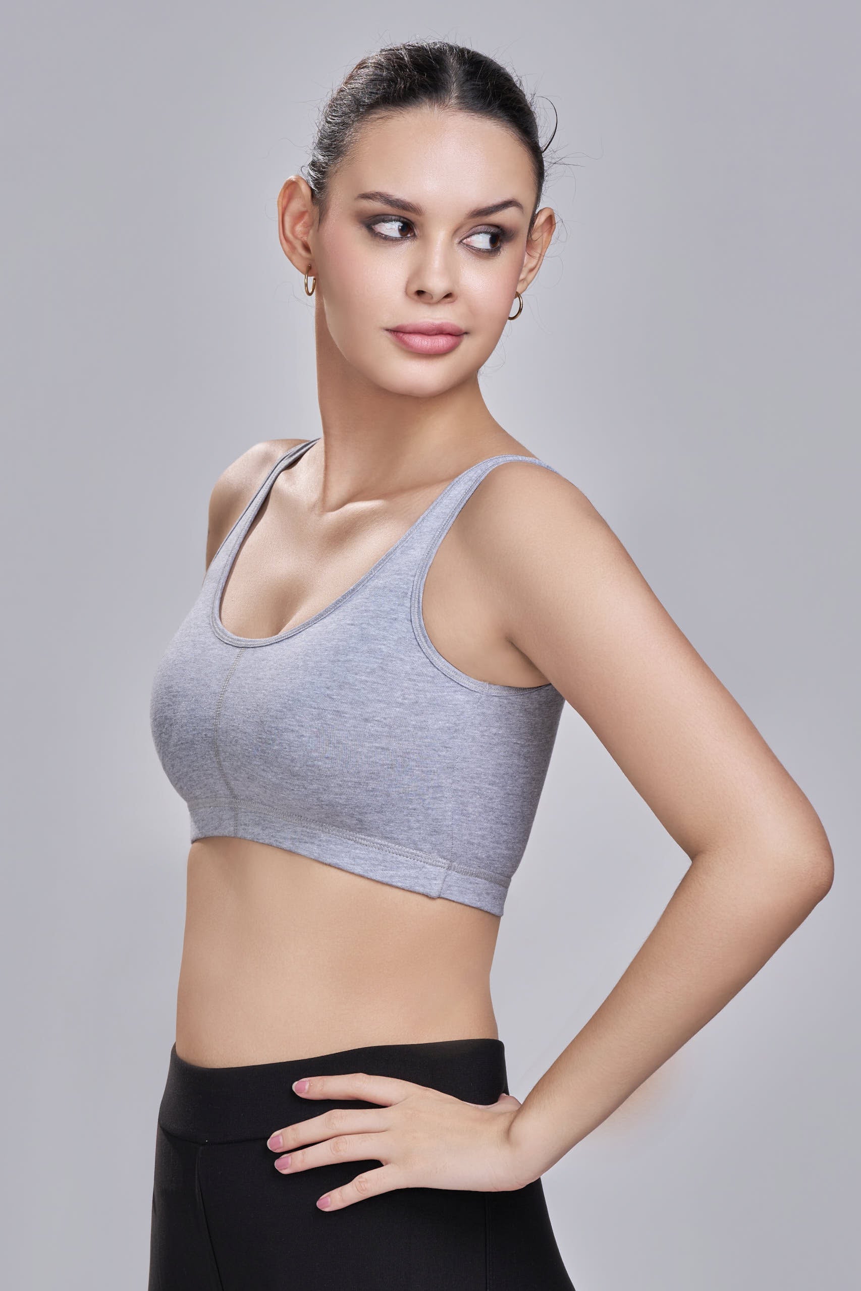 Sports Bra | Wide straps | Non-Padded | Beginner Friendly |Detachable pads | Fleximove
