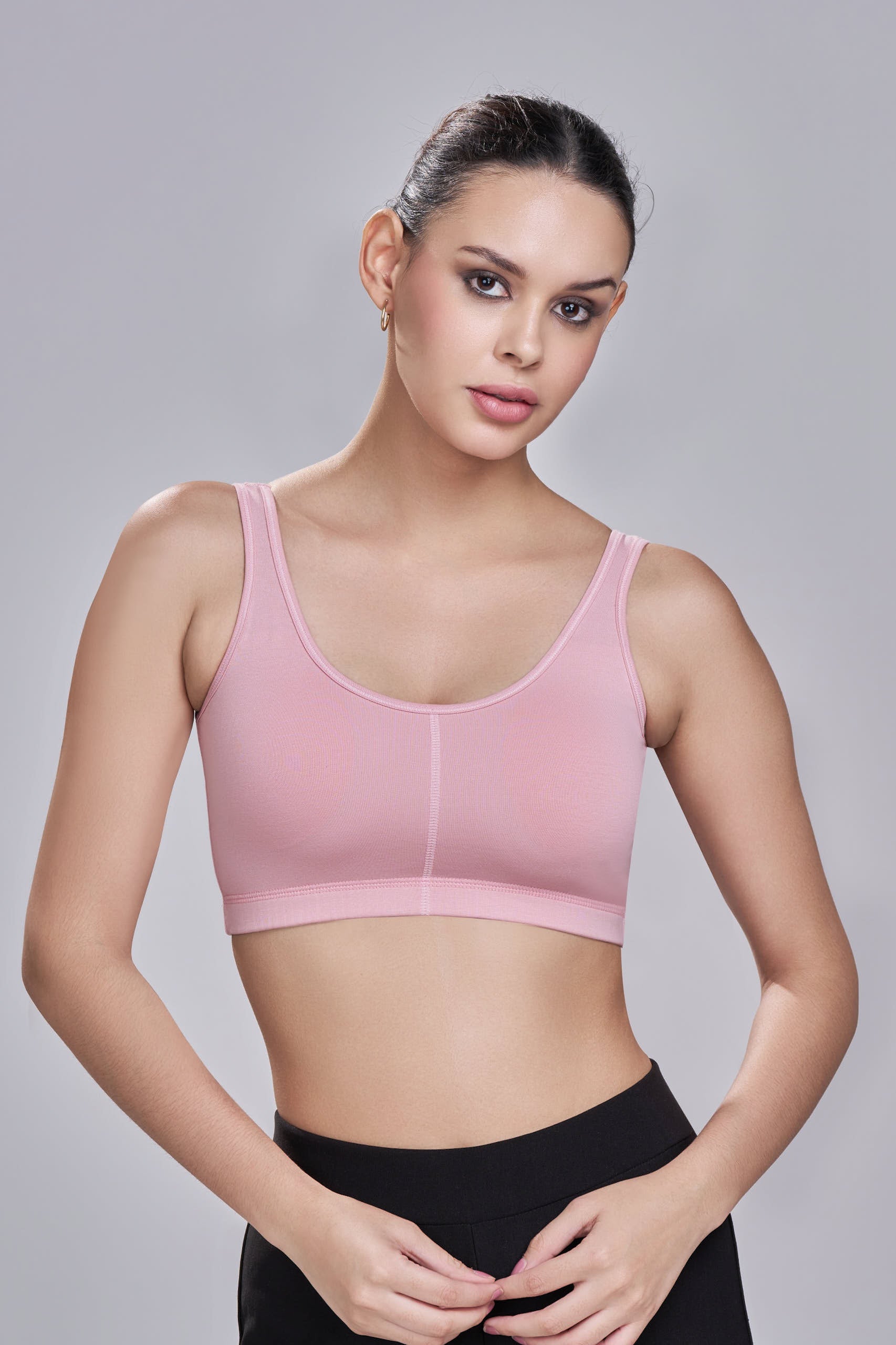 Sports Bra | Wide straps | Non-Padded | Beginner Friendly |Detachable pads | Fleximove