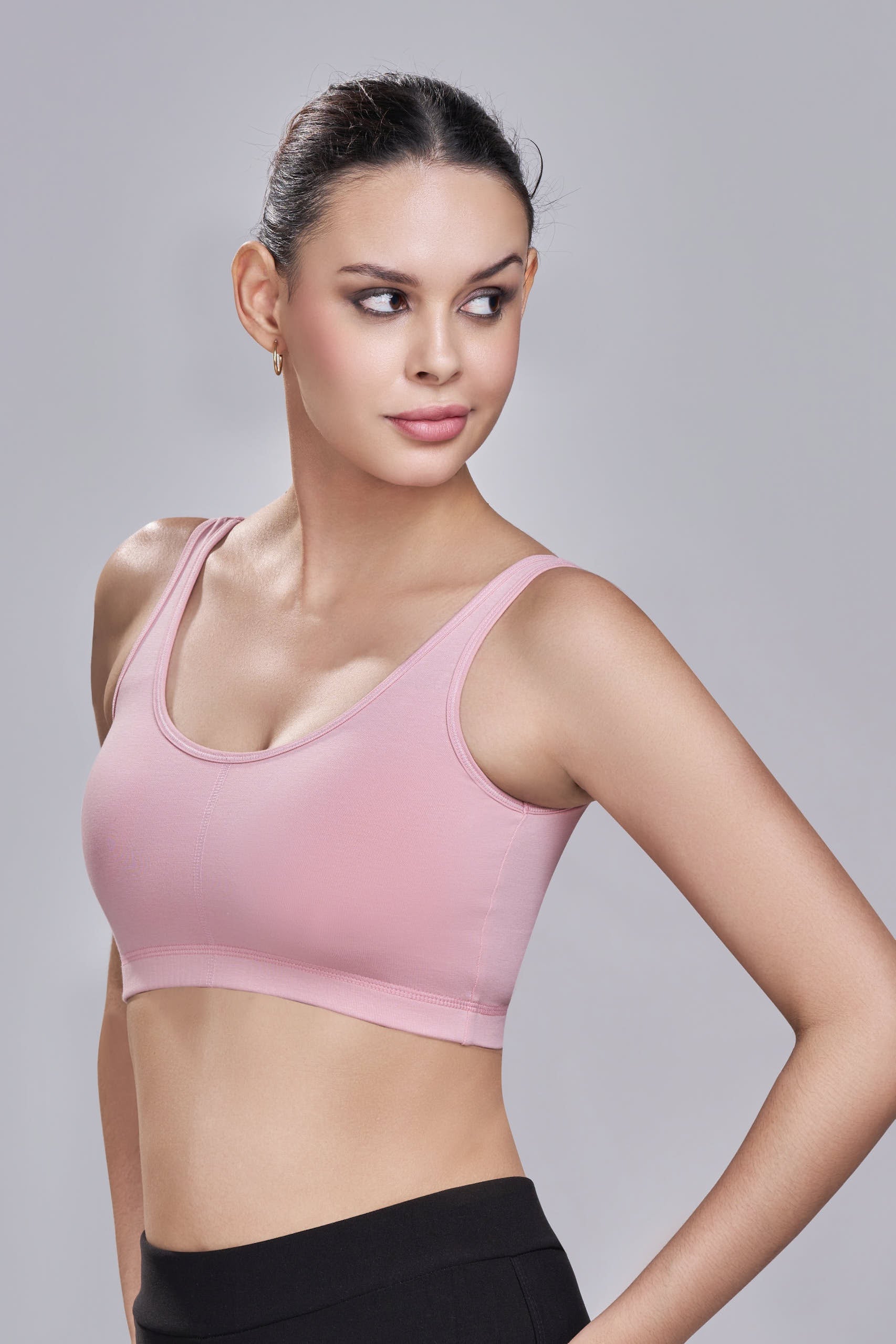 Sports Bra | Wide straps | Non-Padded | Beginner Friendly |Detachable pads | Fleximove
