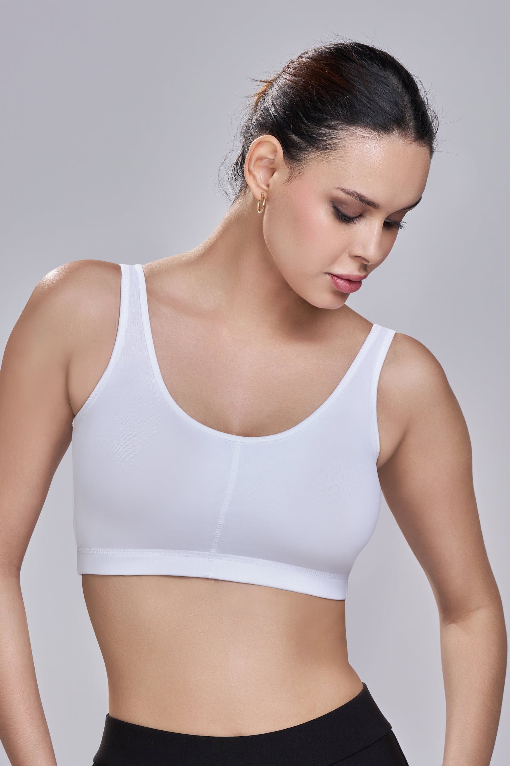 Sports Bra | Wide straps | Non-Padded | Beginner Friendly |Detachable pads | Fleximove