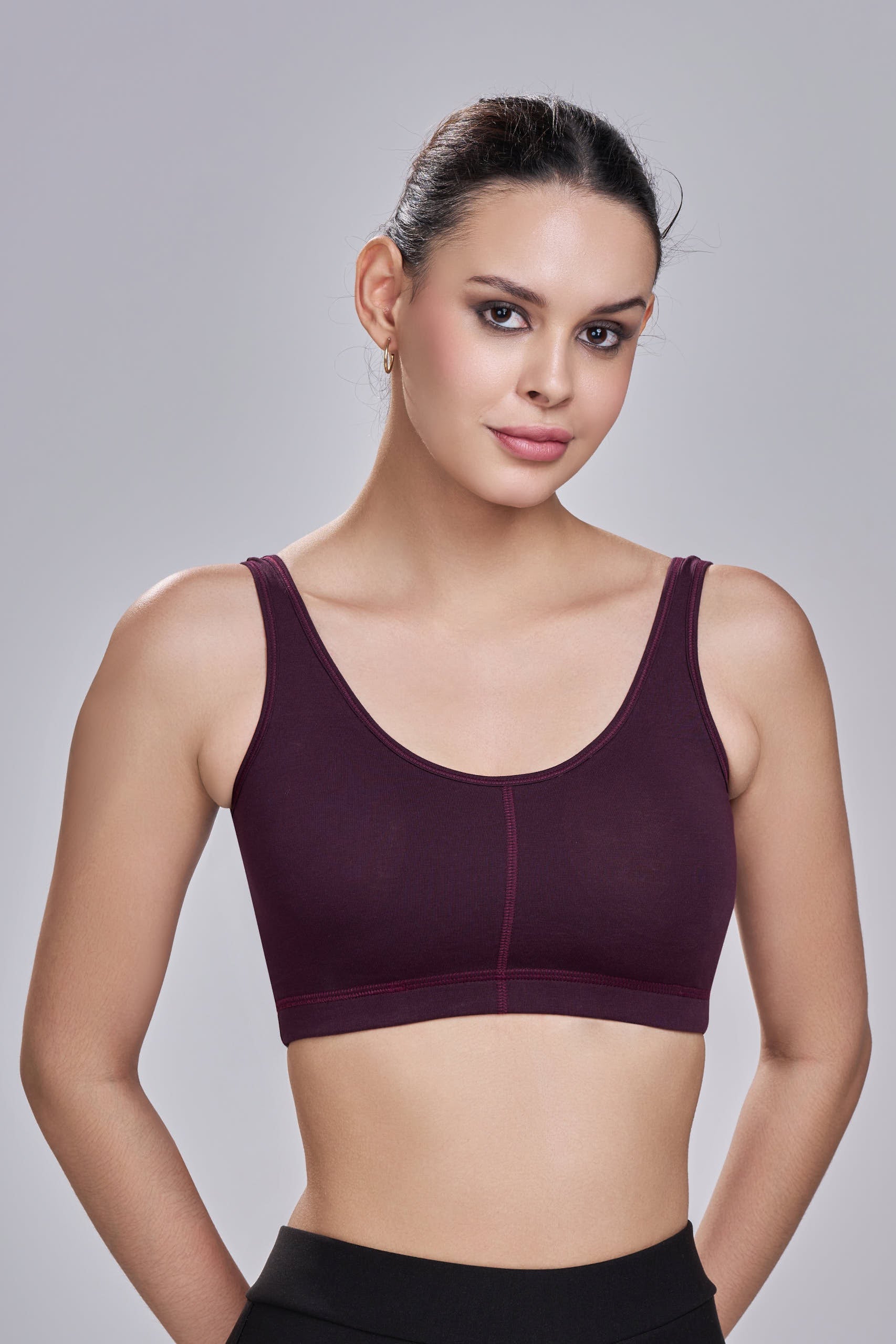 Sports Bra | Wide straps | Non-Padded | Beginner Friendly |Detachable pads | Fleximove