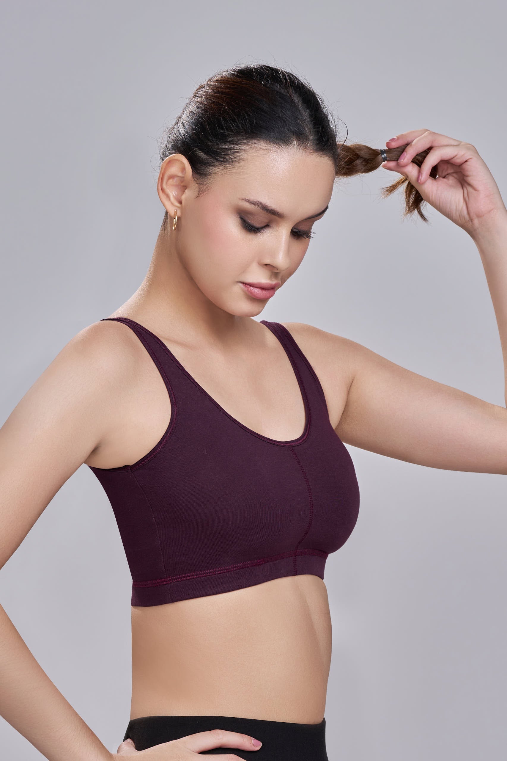 Sports Bra | Wide straps | Non-Padded | Beginner Friendly |Detachable pads | Fleximove