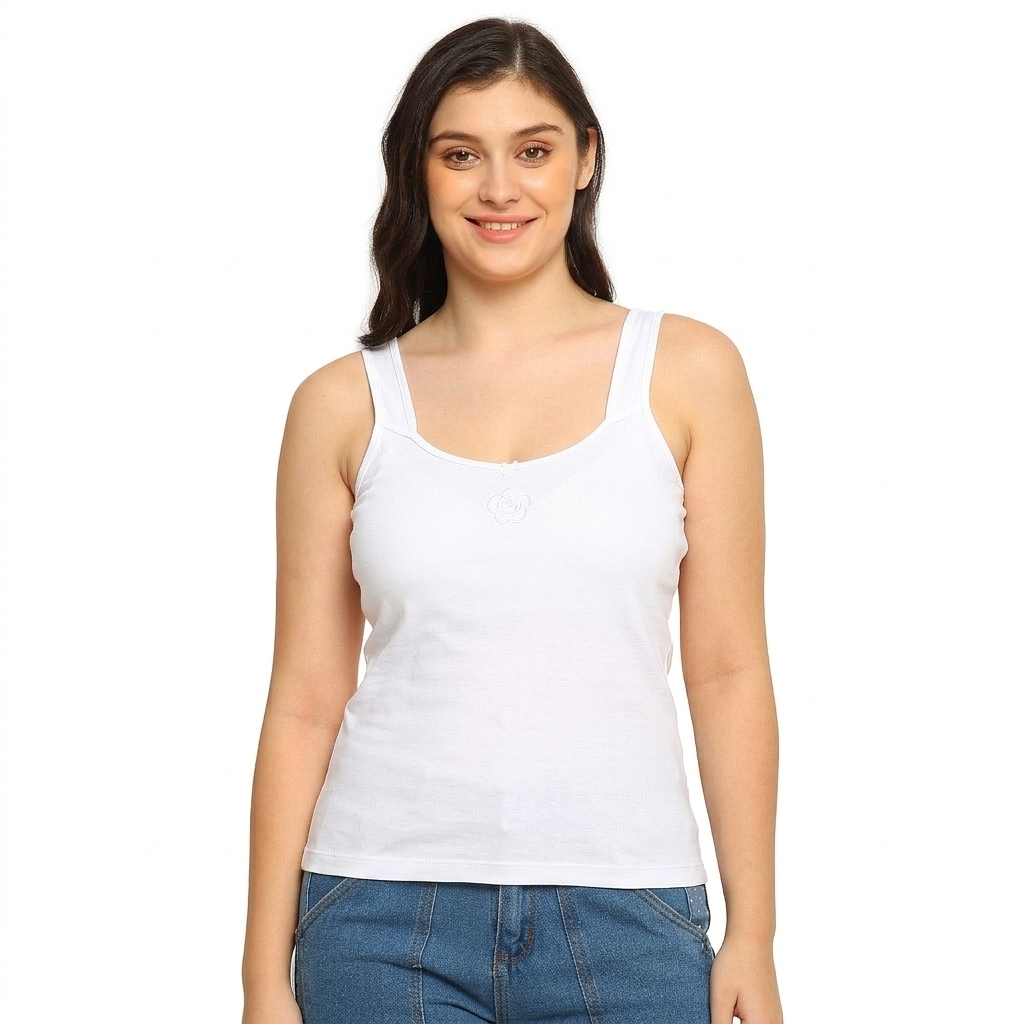 Radha Camisole | Inner Slip | Broad Strap Inner