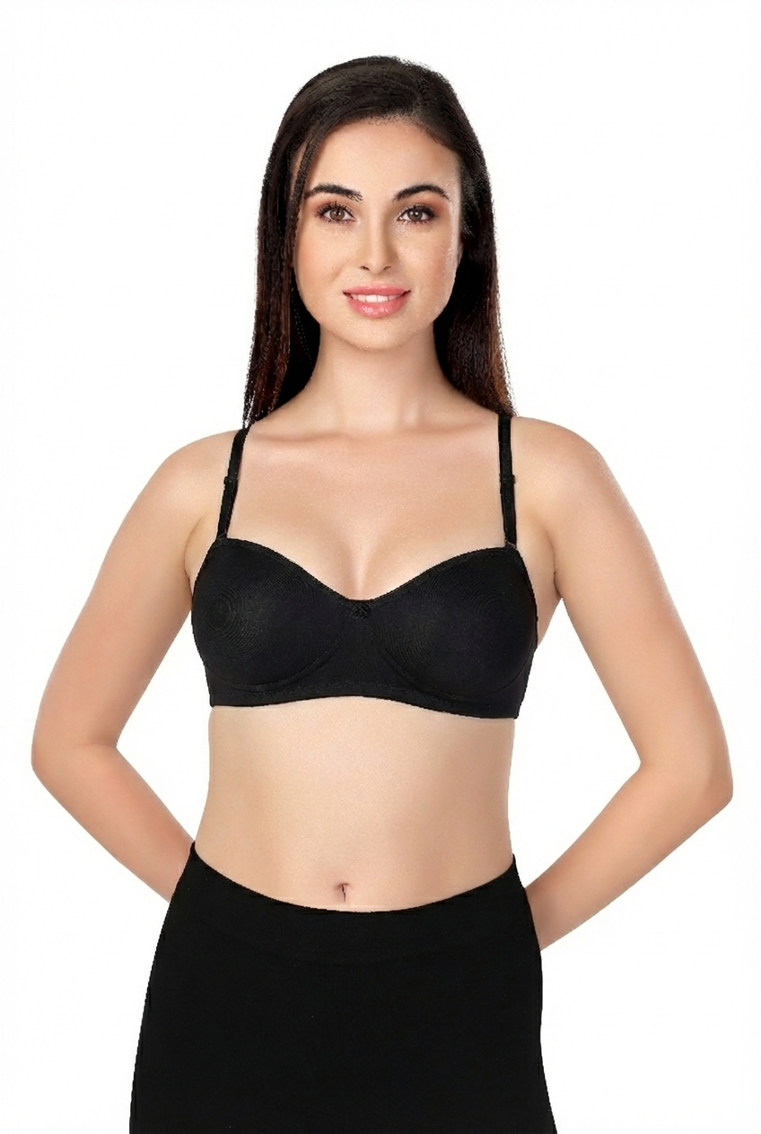 Cream Bra | Seamless Bra| Strapless | Perfect for Low Necklines