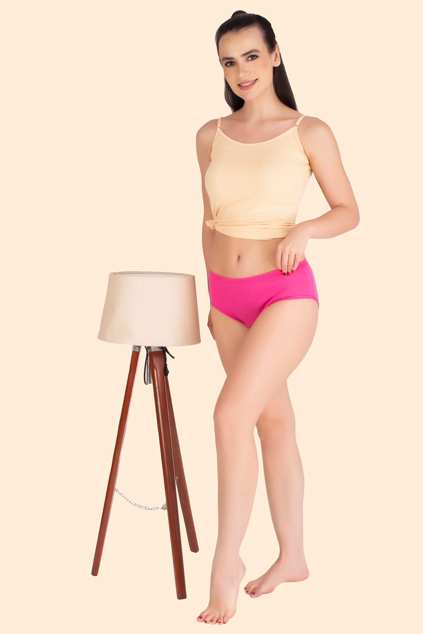 Hipster Panties | Soft Folder Elastic | Alisha | Pack of 3 - MIX COLOURS