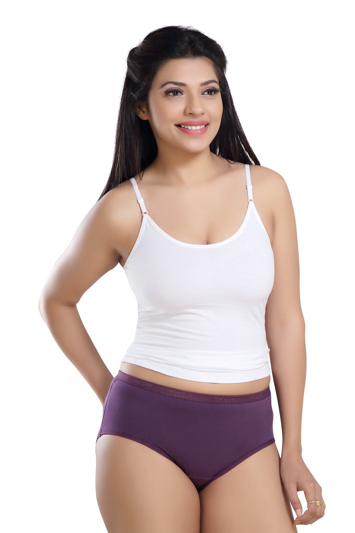 Hipster Panties | Soft Folder Elastic | Alisha | Pack of 3 - MIX COLOURS