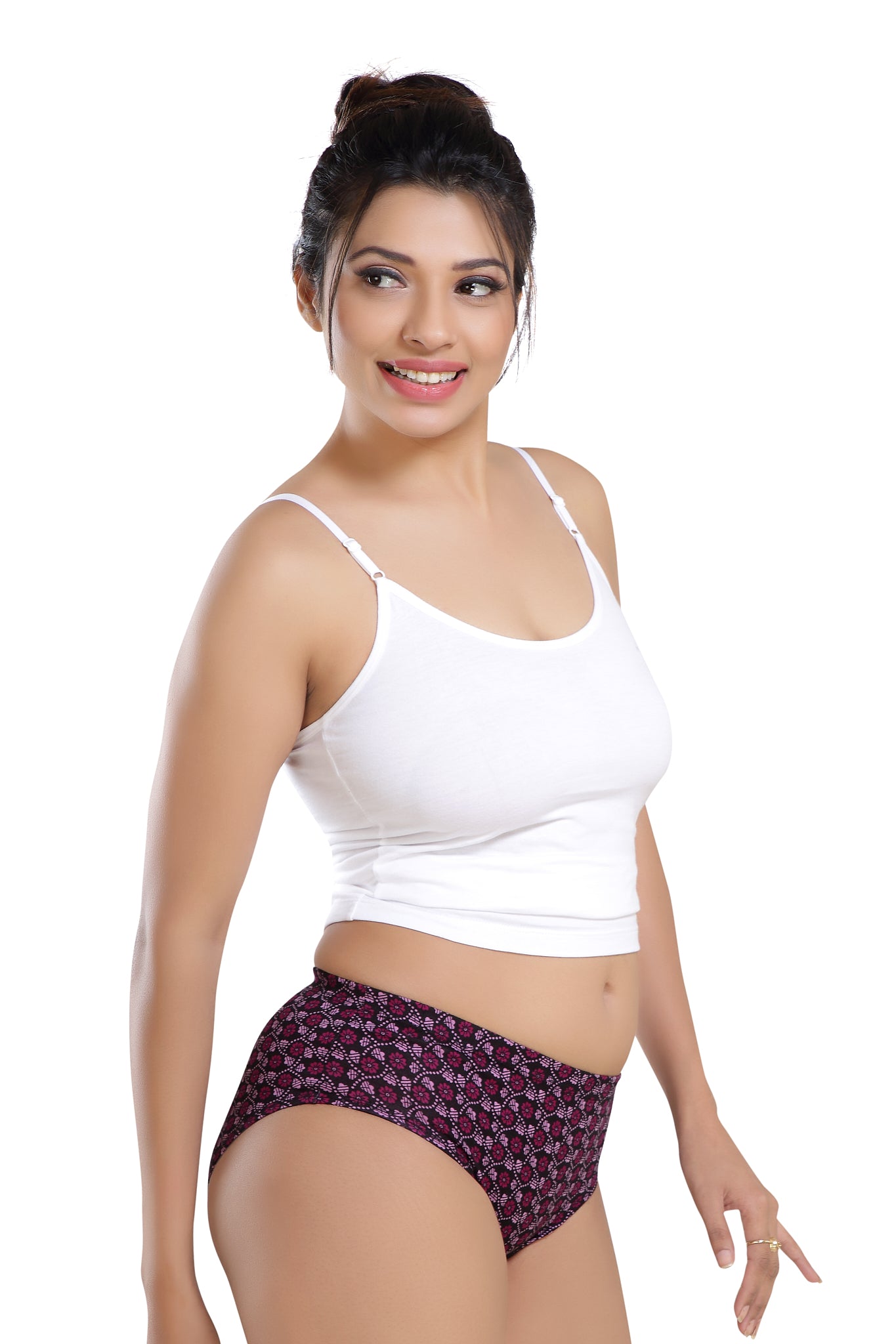 Printed Hipster Panties | 100% Combed Cotton | #I-40 | Pack of 3