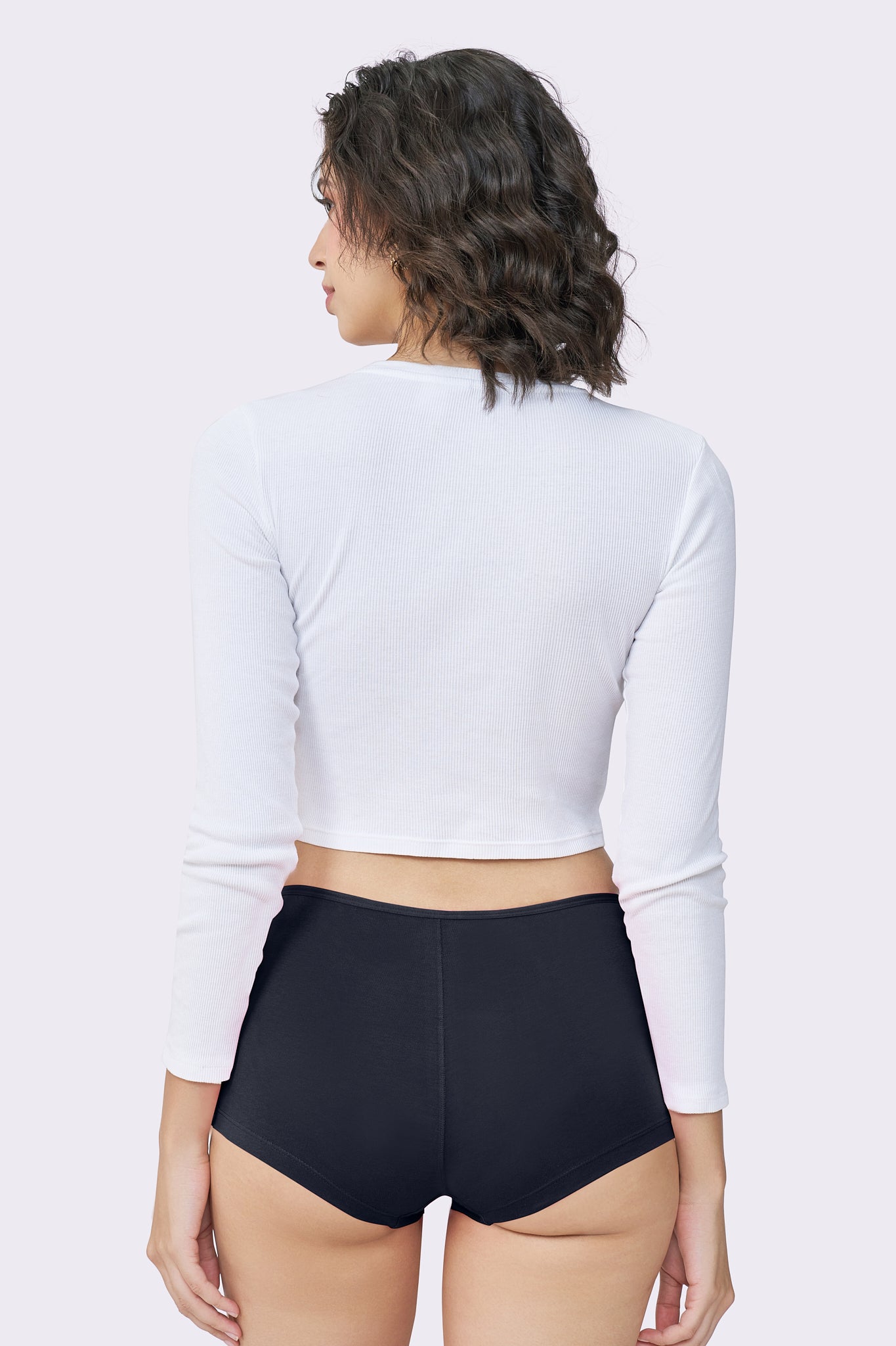 Boy Leg Shorts | Combed Elastane Stretch Fabric