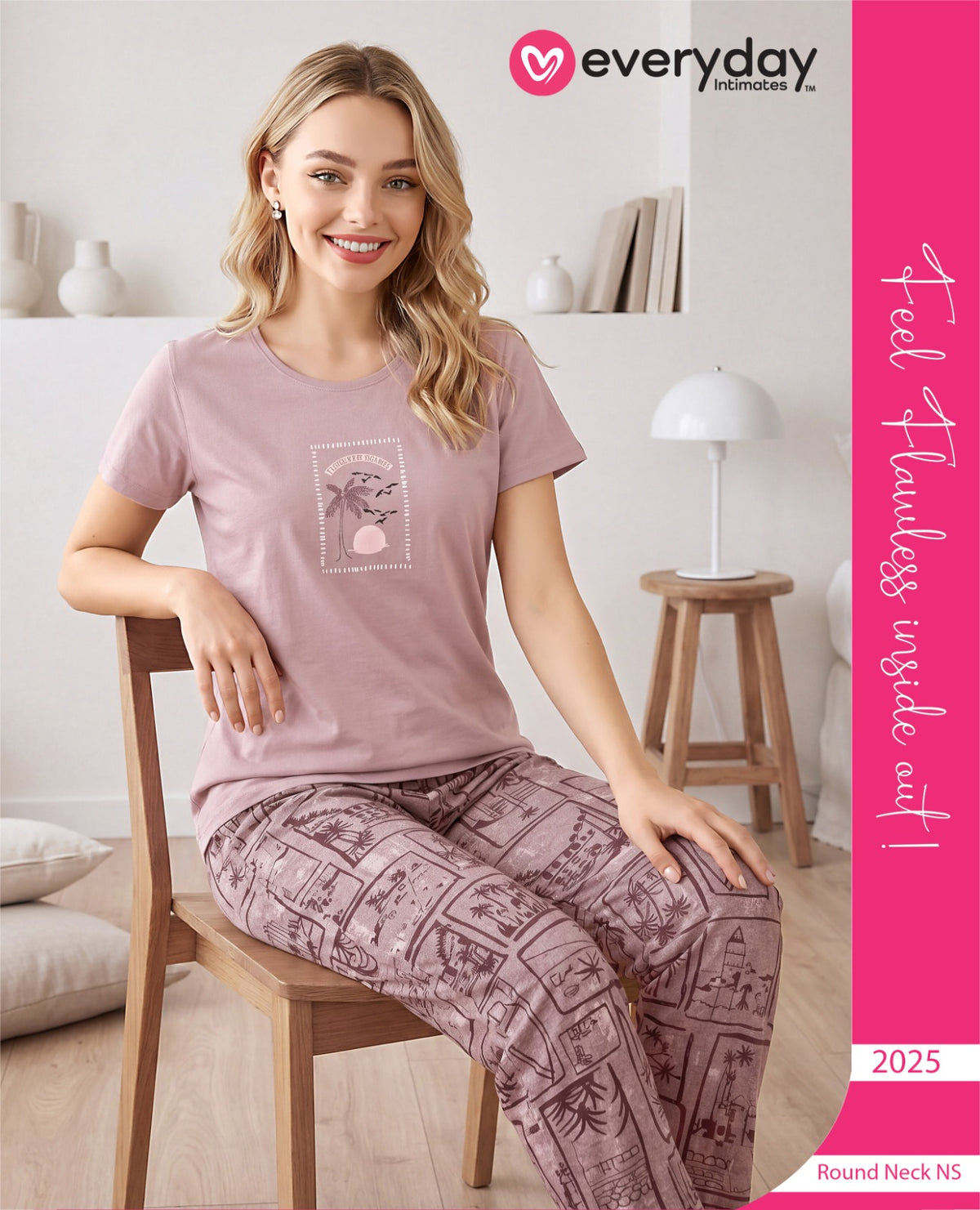 Everyday Night Suits | Super Comfy & Stylish | Lounge Wear | Round Neck Style