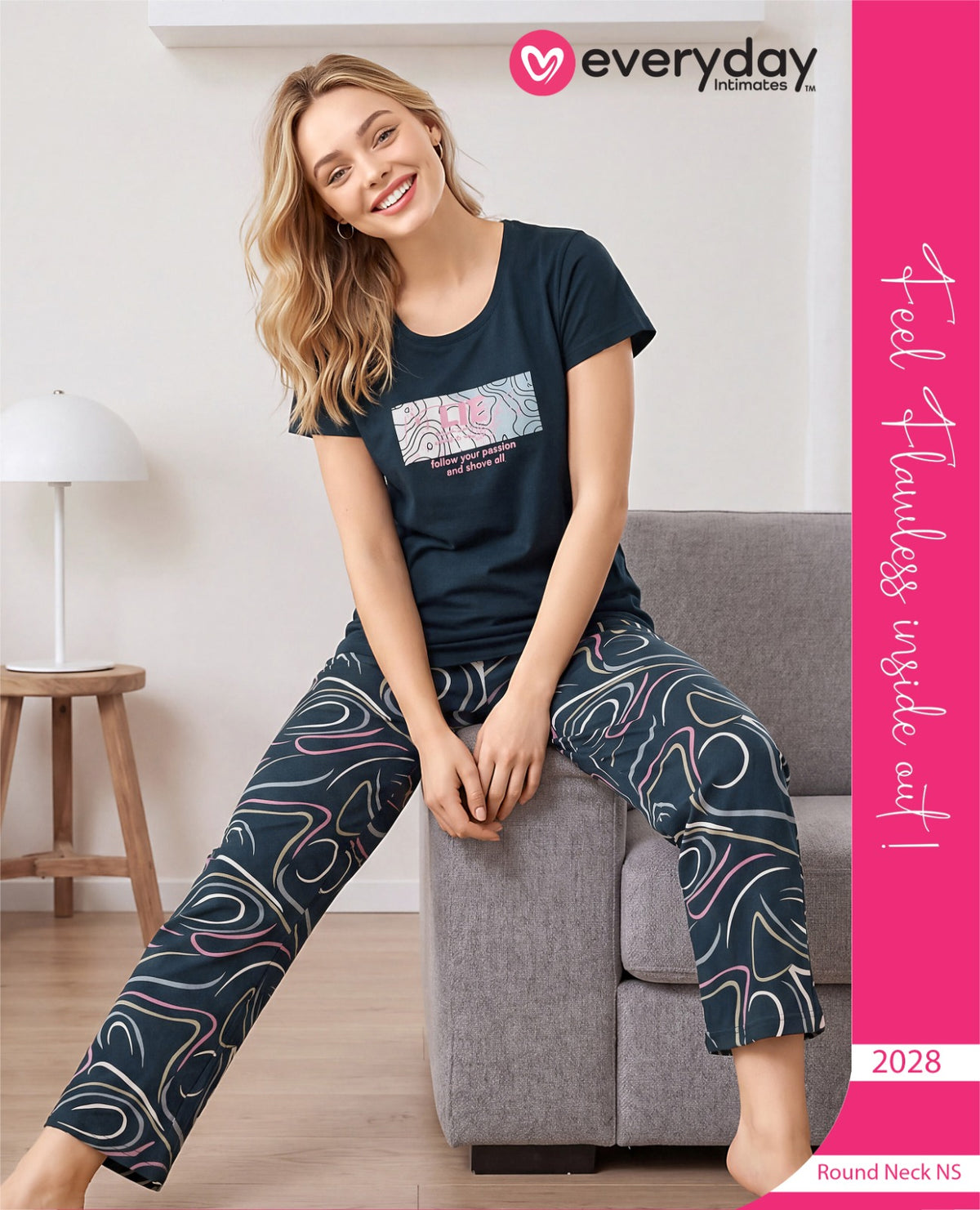 Everyday Night Suits | Super Comfy & Stylish | Lounge Wear | Round Neck Style
