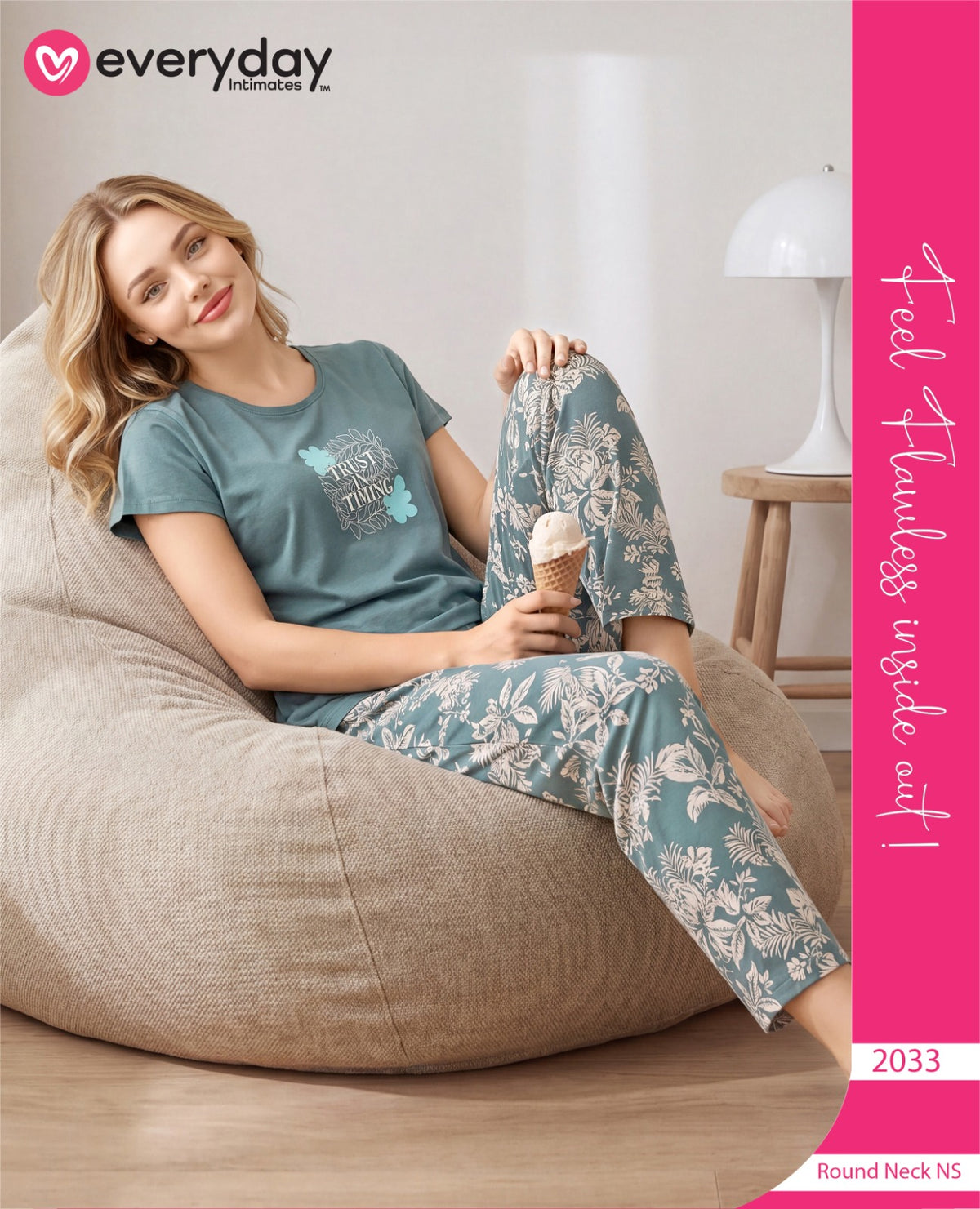 Everyday Night Suits | Super Comfy & Stylish | Lounge Wear | Round Neck Style