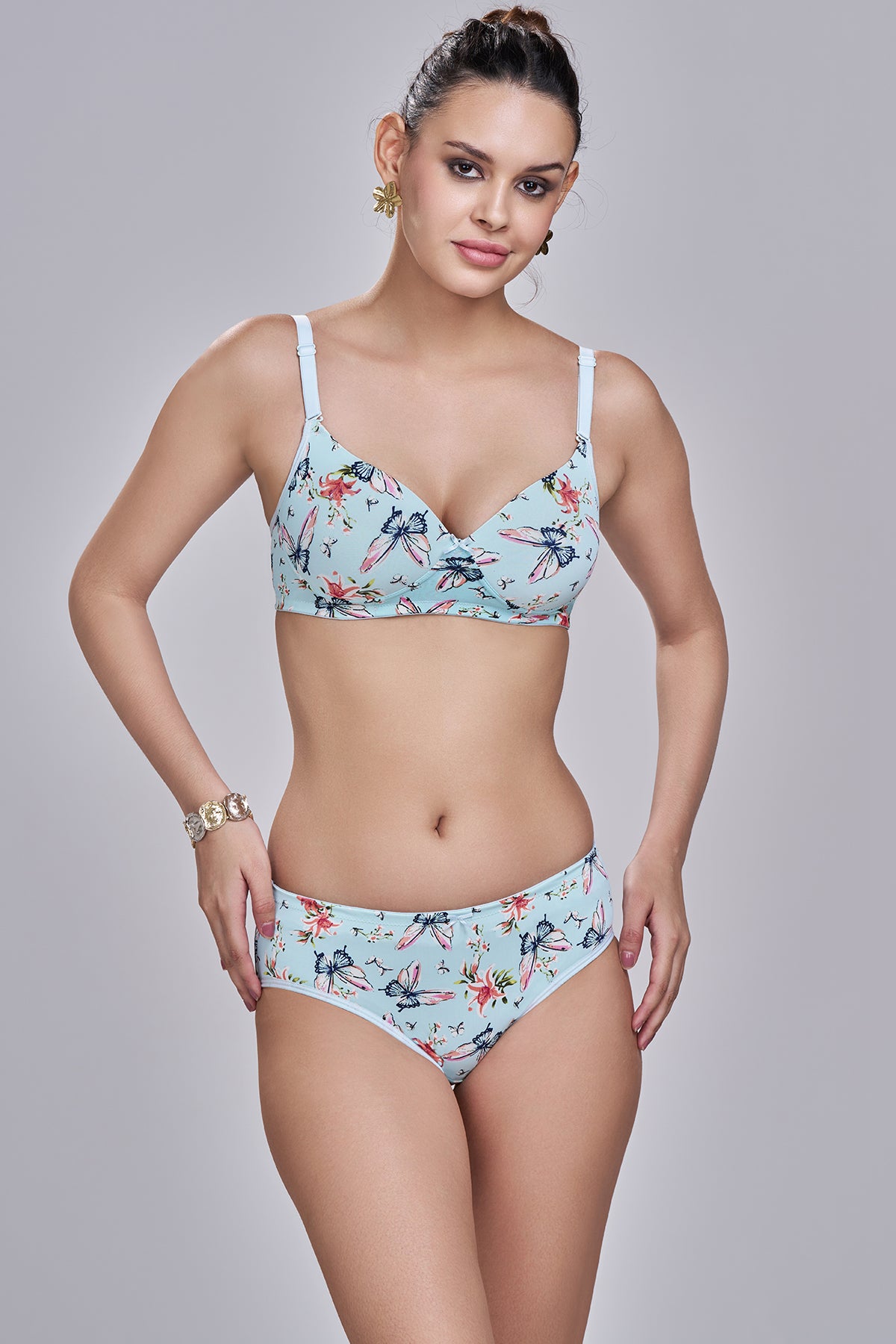 Everyday Luxurious Printed Sets | Padded | Non-Wired | Stylish Prints