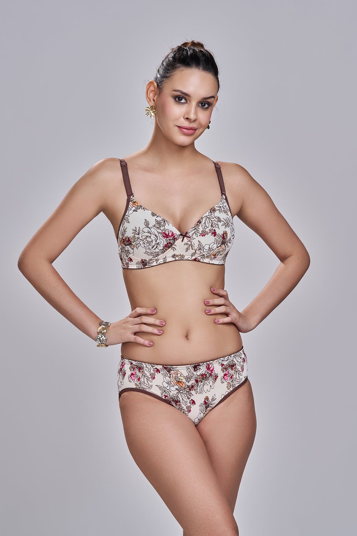 Everyday Luxurious Printed Sets | Padded | Non-Wired | Stylish Prints